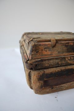 Early 20th Century Asian Covered Food Boxes Set of Six