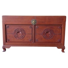 Early 20th Century Asian Dowry, Blanket or Storage Chest by J. L. George