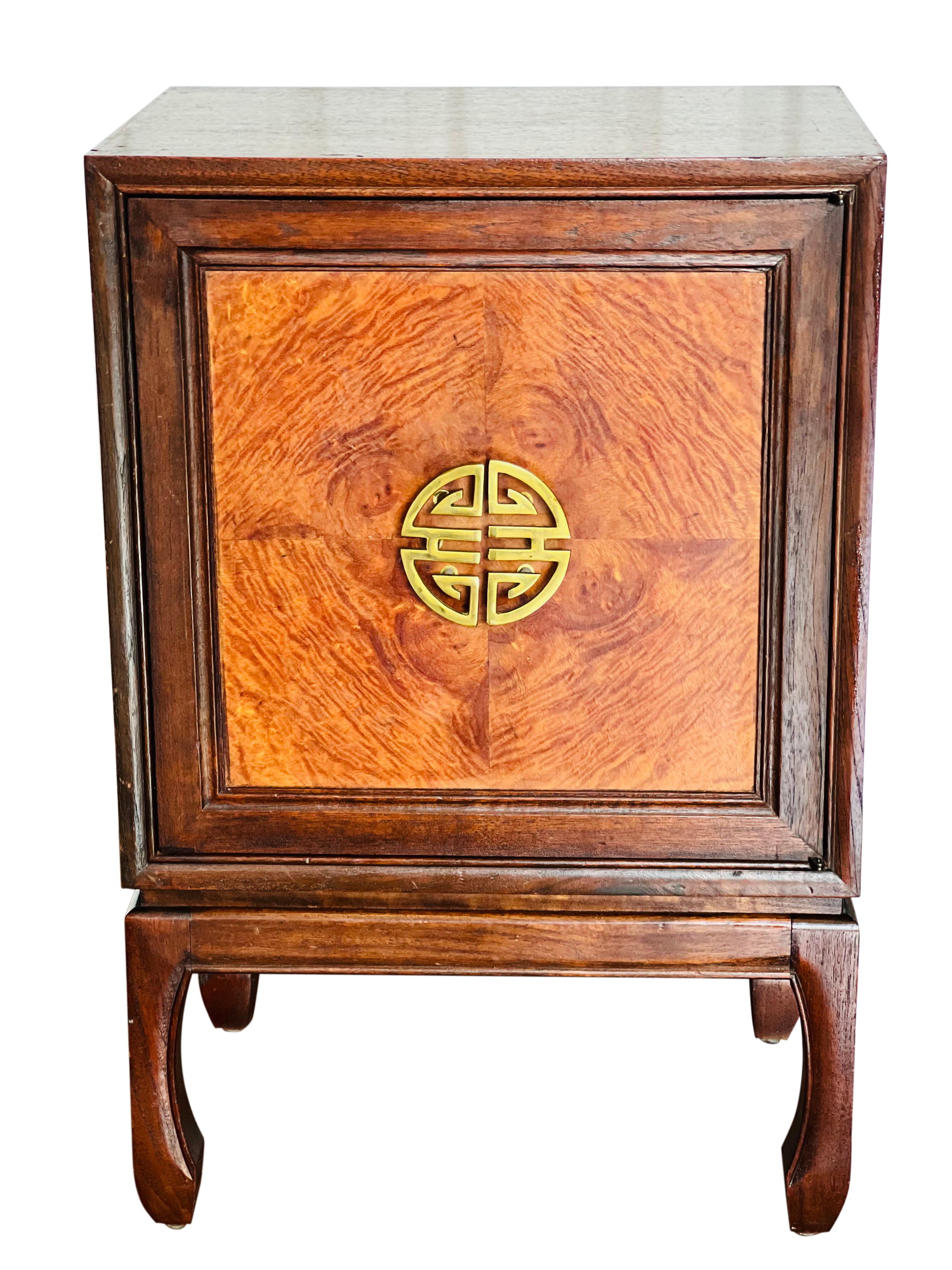 Early 20th Century Asian Style Petite Pipe and Tobacco Cabinet For Sale 8