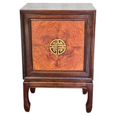 Early 20th Century Asian Style Petite Pipe and Tobacco Cabinet