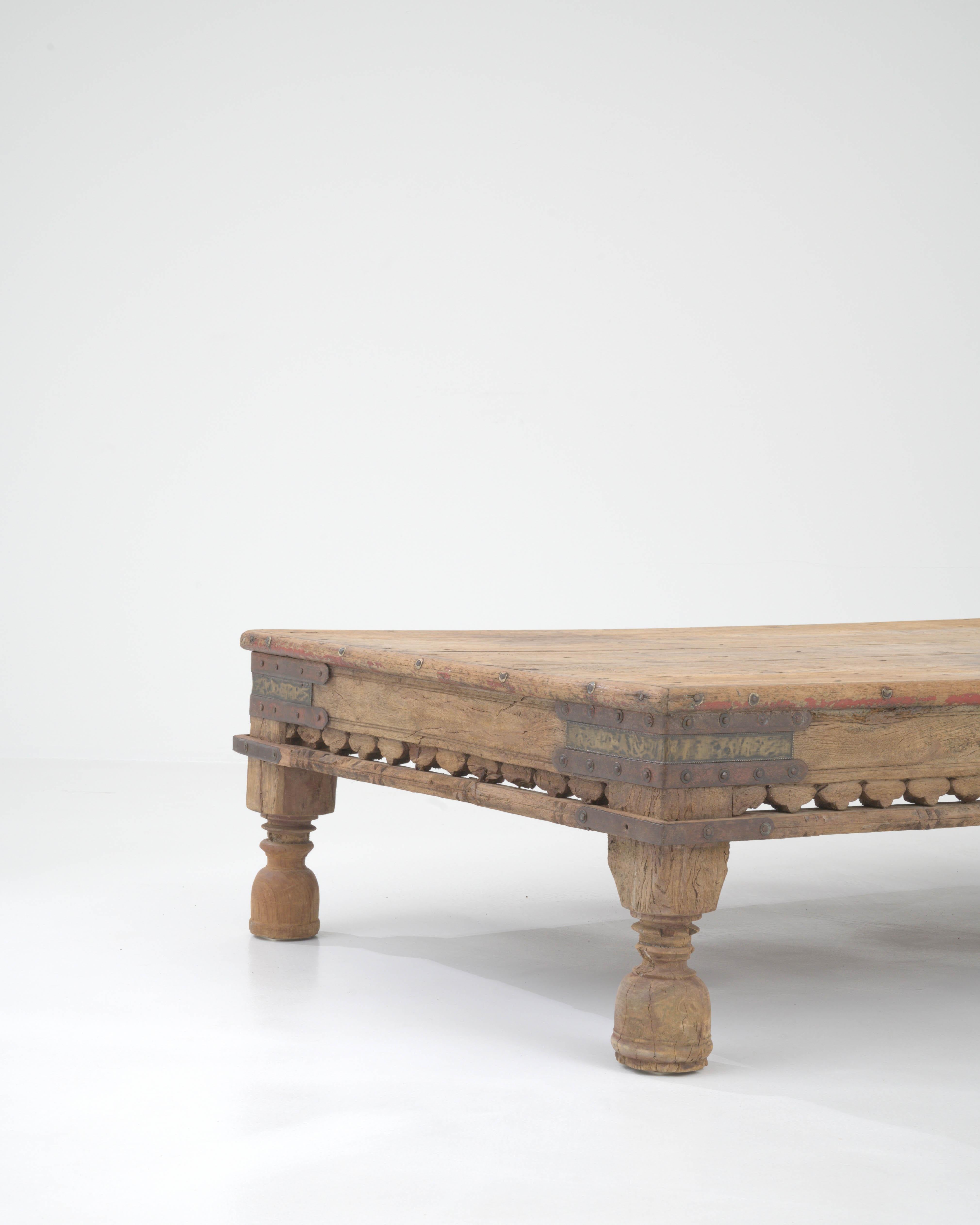Early 20th Century Asian Wooden Coffee Table 3