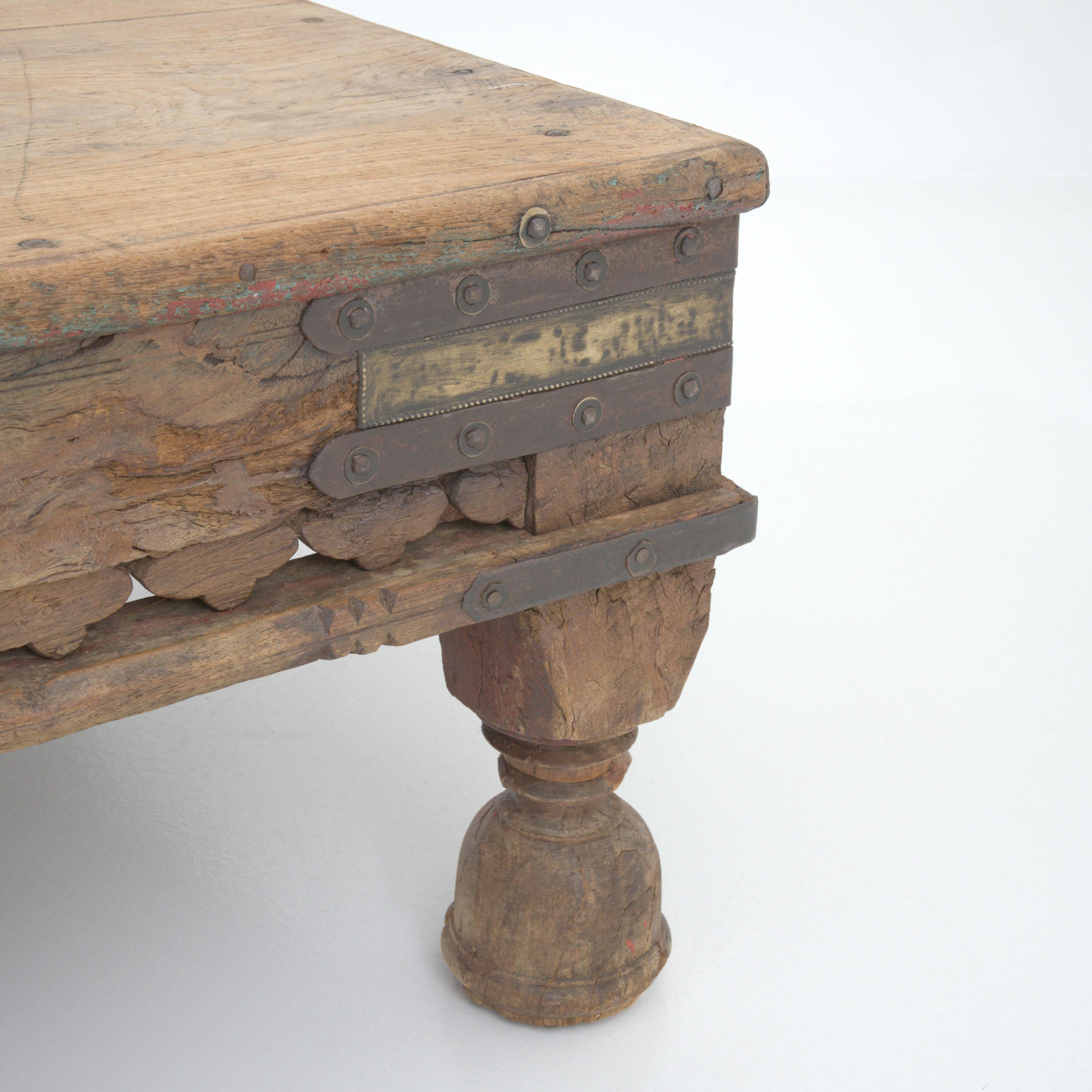 Early 20th Century Asian Wooden Coffee Table 4