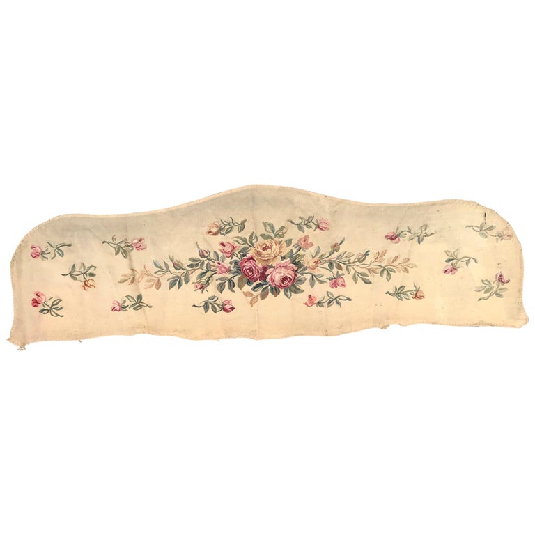Early 20th Century Aubusson Bed Tapestry For Sale at 1stDibs