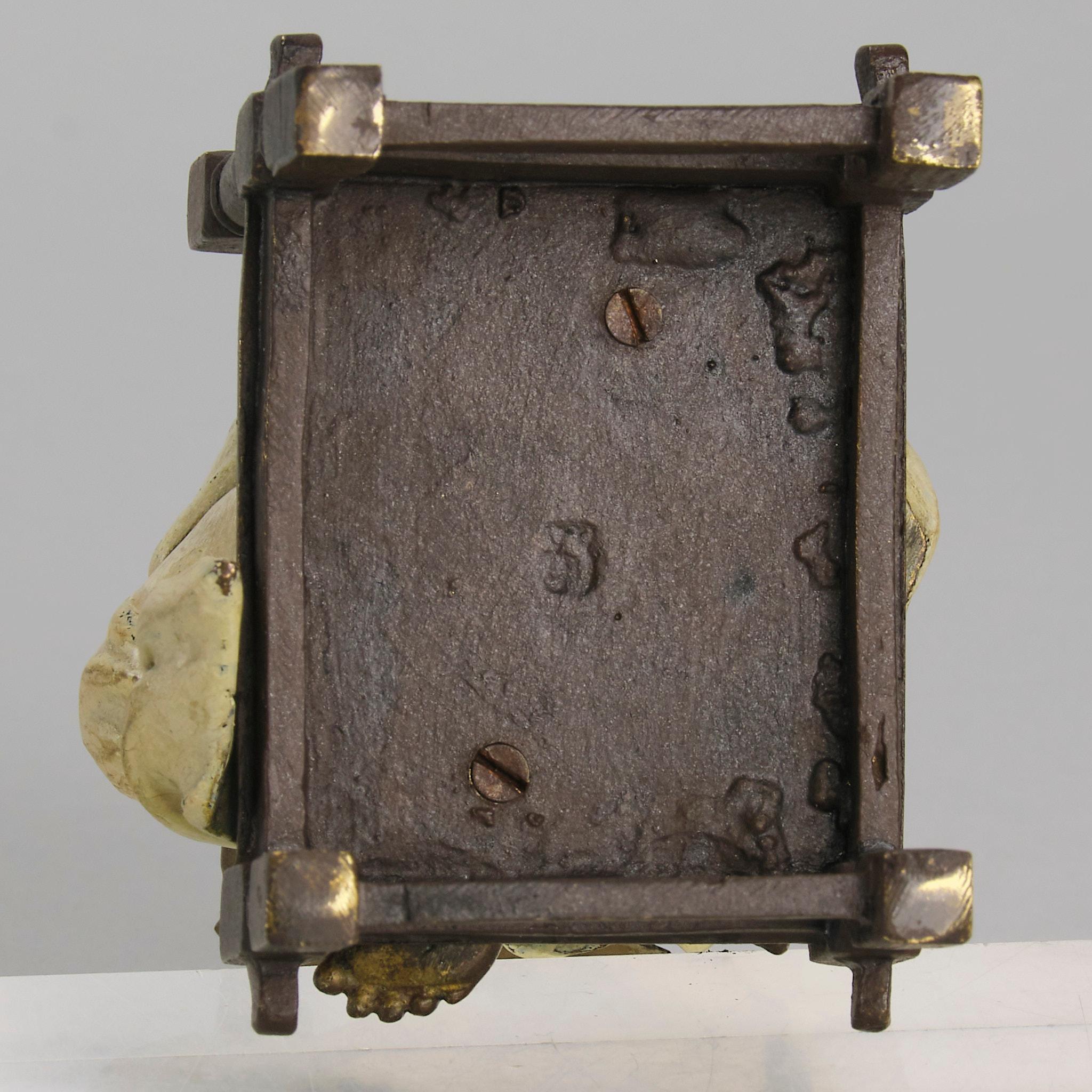 Early 20th Century Austrian Cold-Painted Bronze 