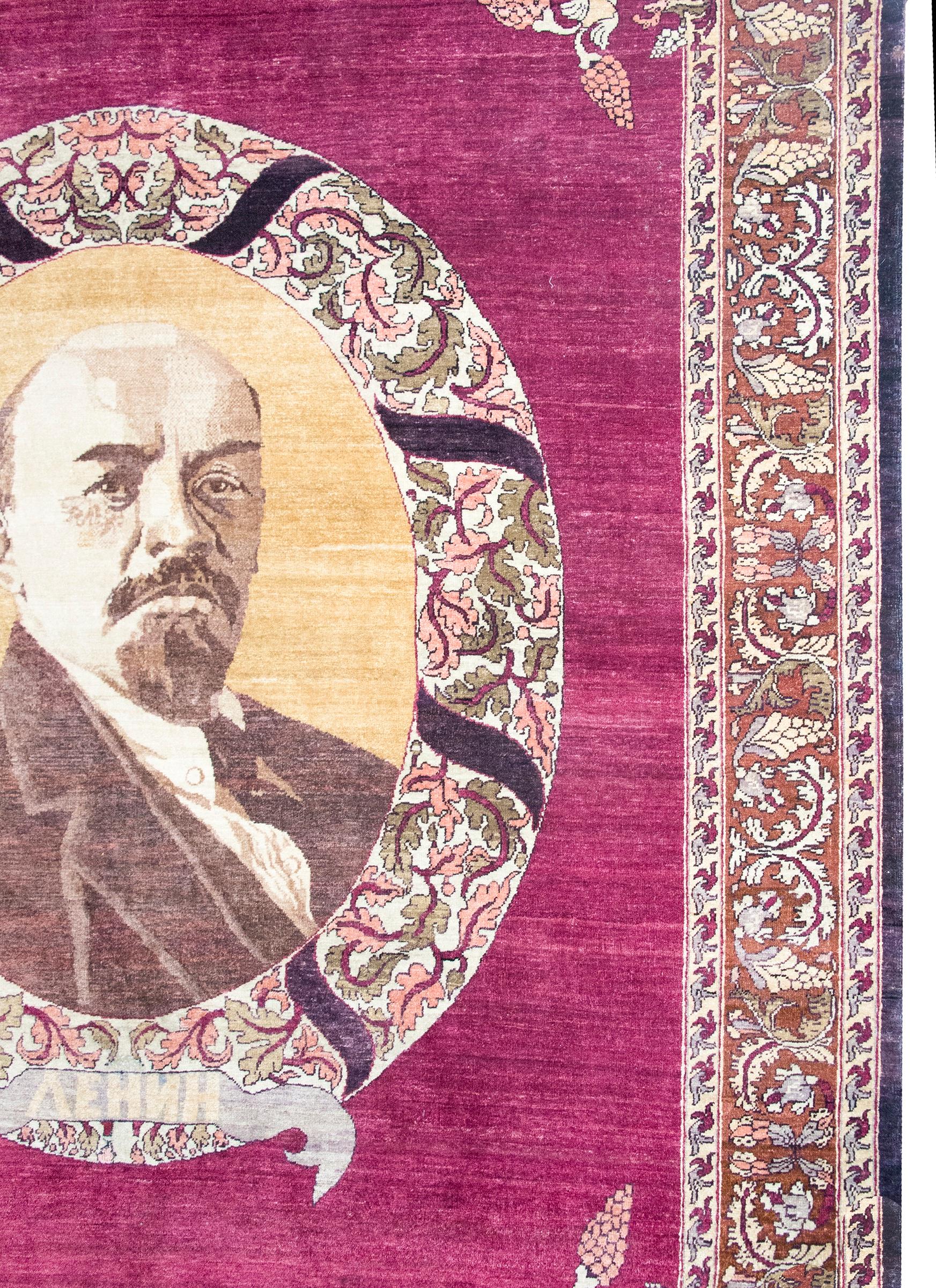 Hand-Knotted Early 20th Century Azerbaijani Karabakh Rug For Sale