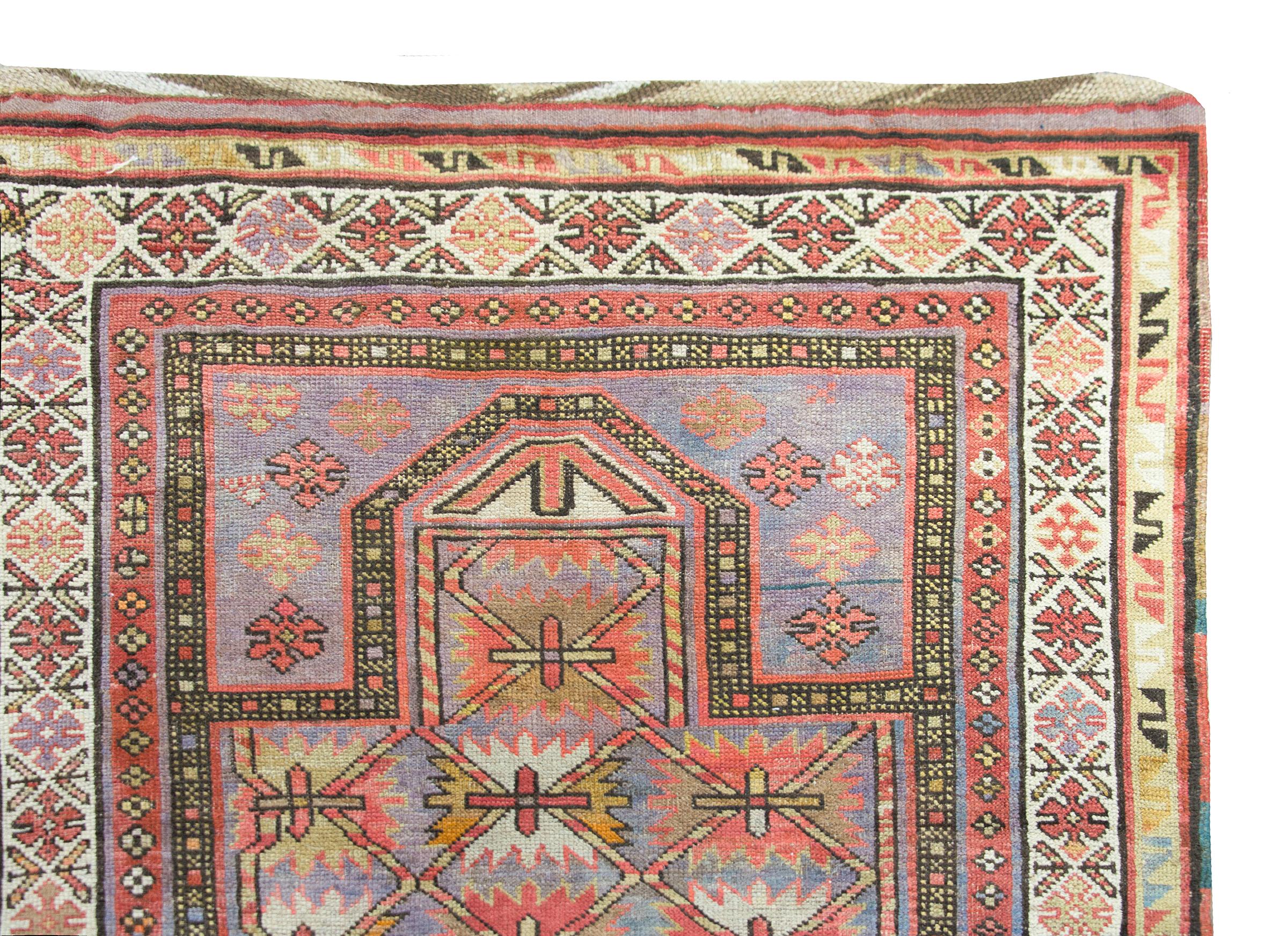 Aserbaidschanischer Kuba-Teppich aus dem frühen 20. im Angebot 4