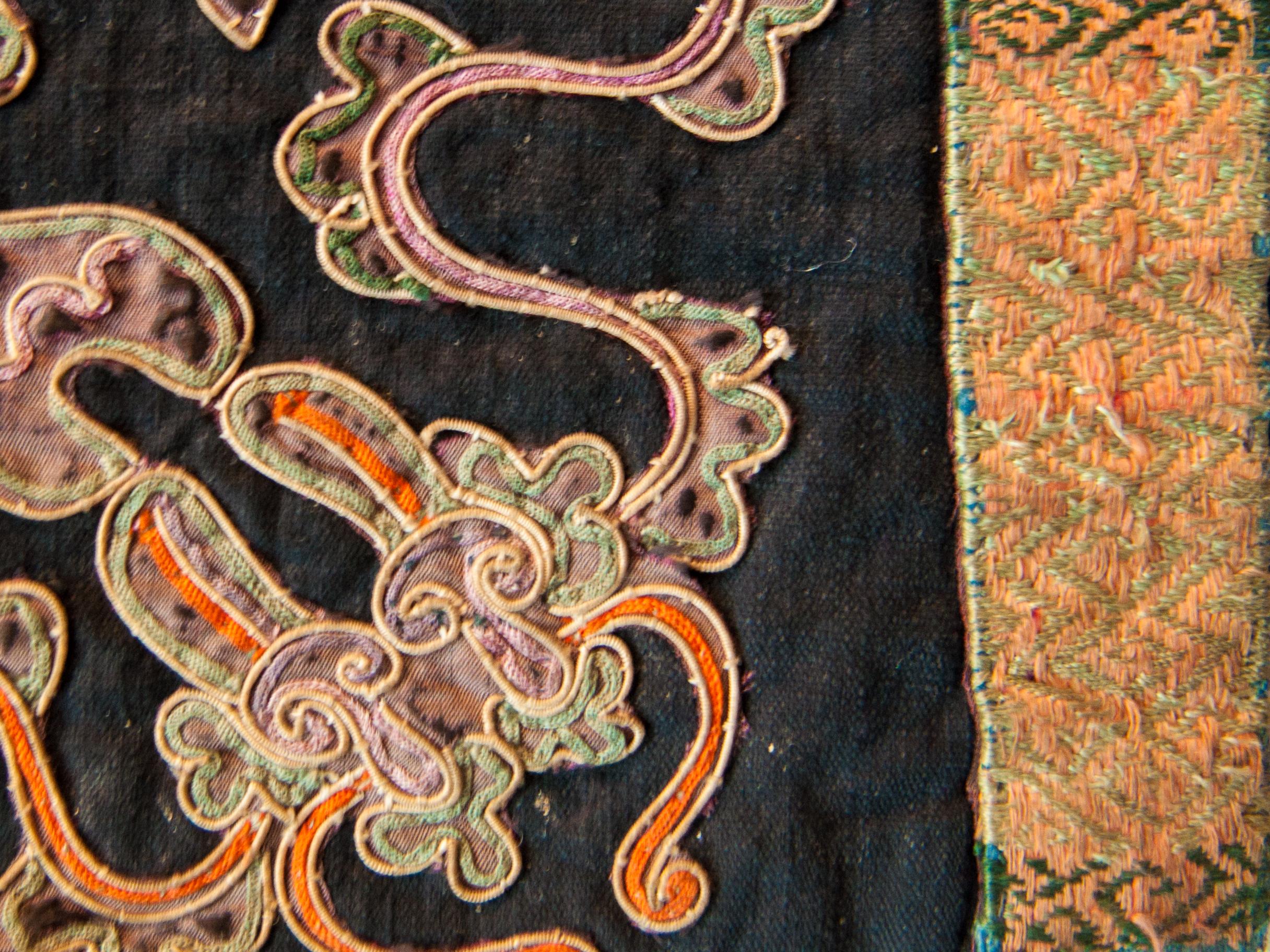 Porte-bébés du début du 20e siècle, Minorité ethnique de Shui, Guizhou, Chine 5