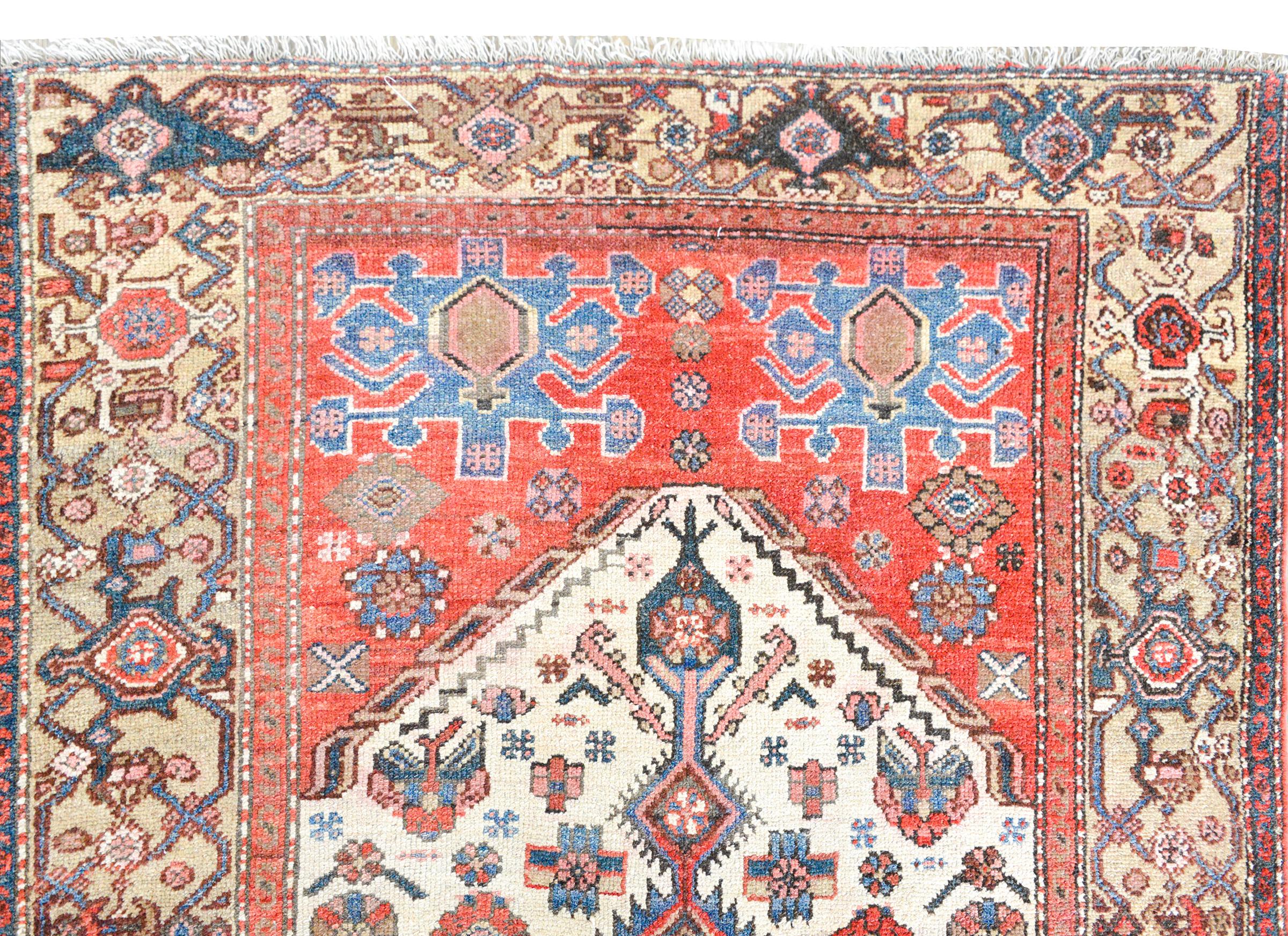 Persian Early 20th Century Bakhtiari Rug For Sale