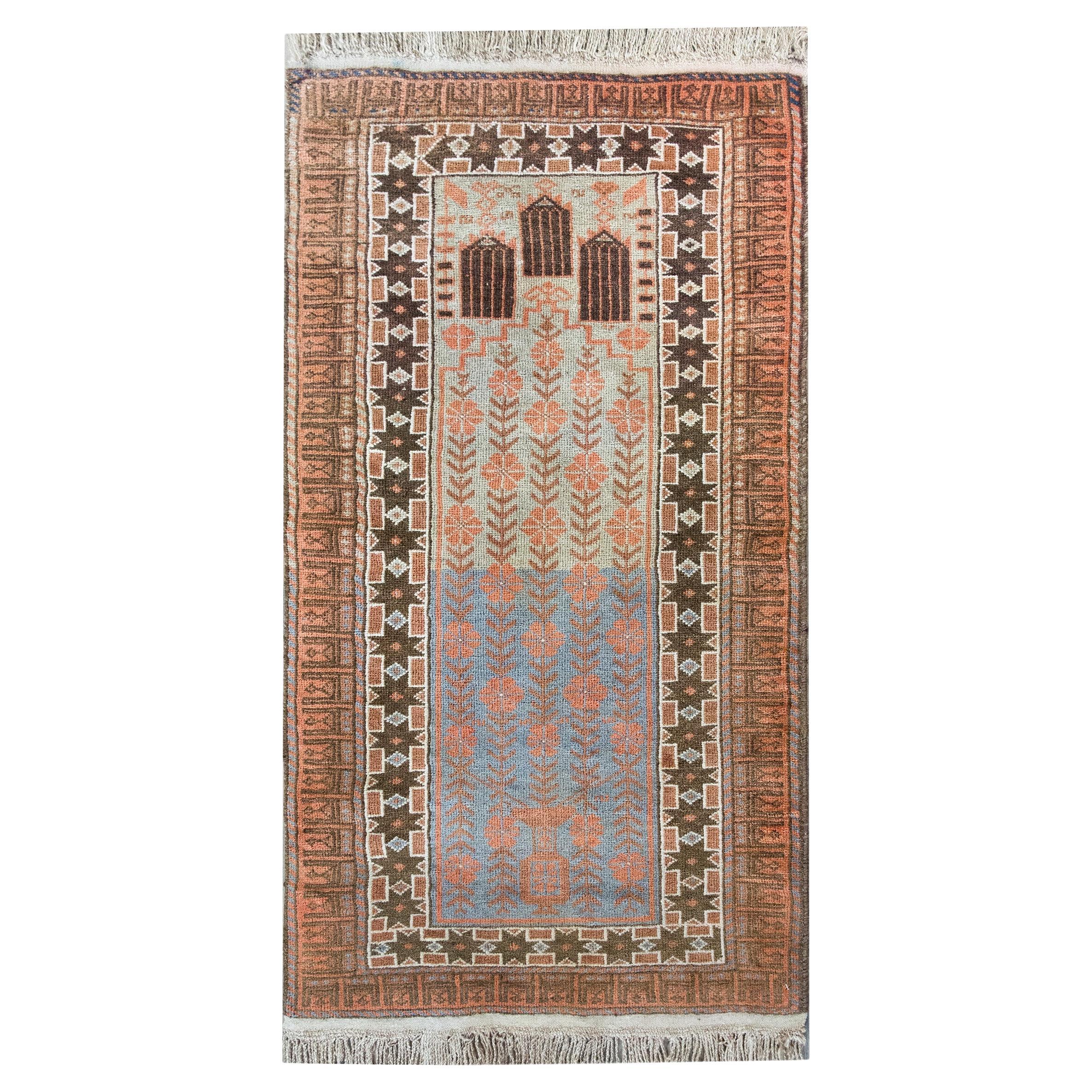 Early 20th Century Baluch Prayer Rug