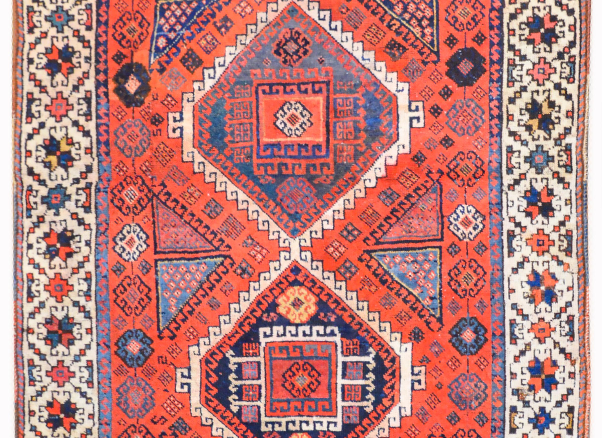 Tribal Early 20th Century Eastern Anatolian Kurdish Rug For Sale