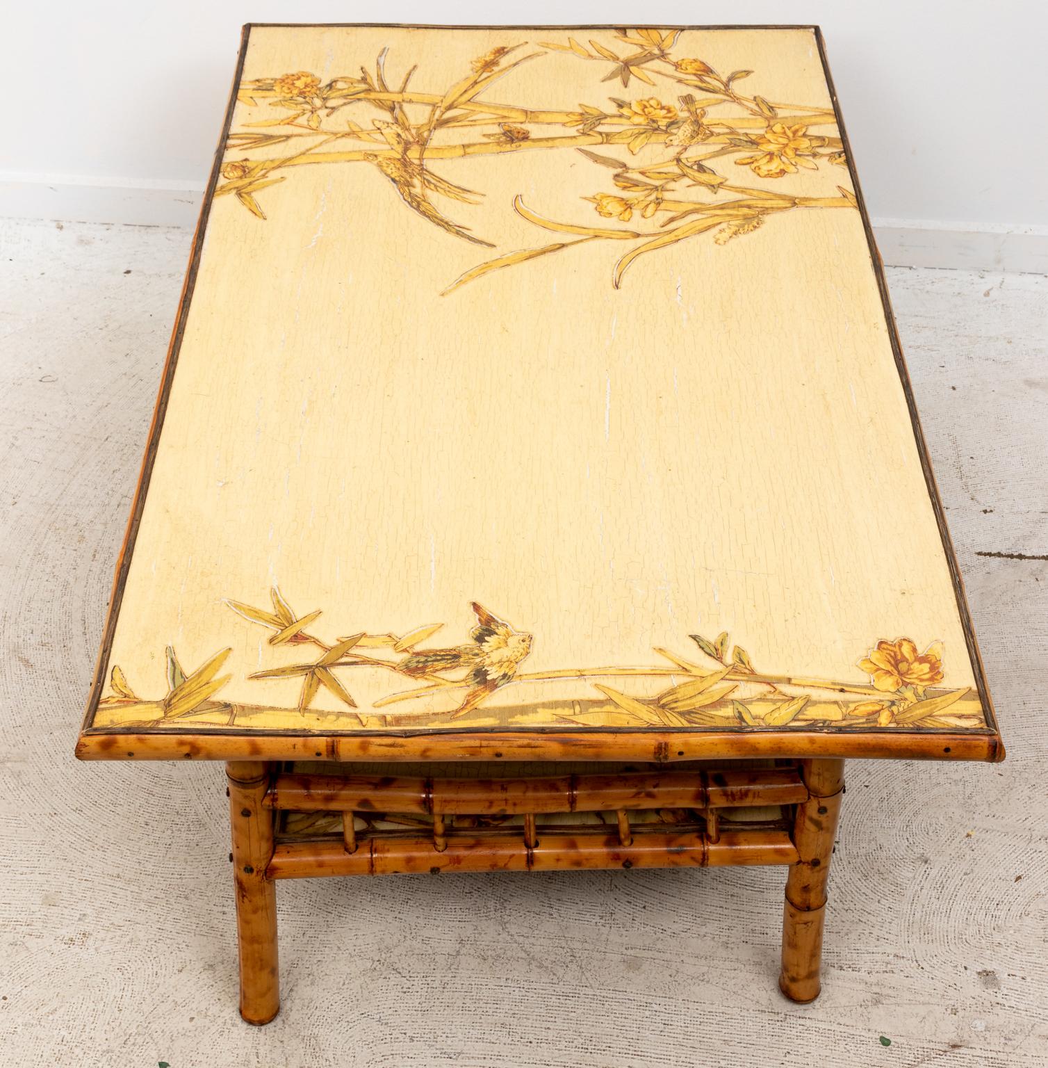 Early 20th Century Bamboo Coffee Table 2