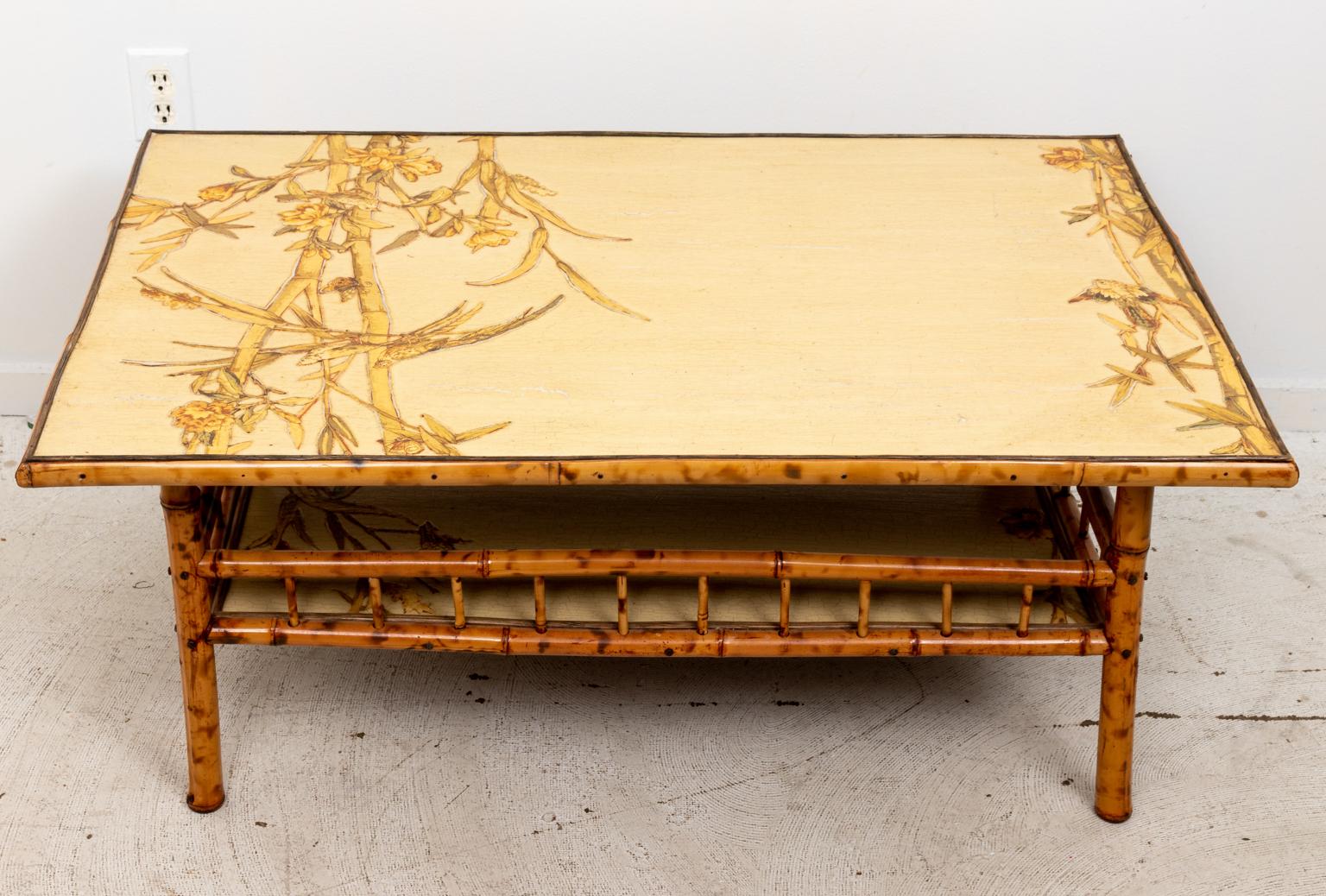 Early 20th Century Bamboo Coffee Table 3