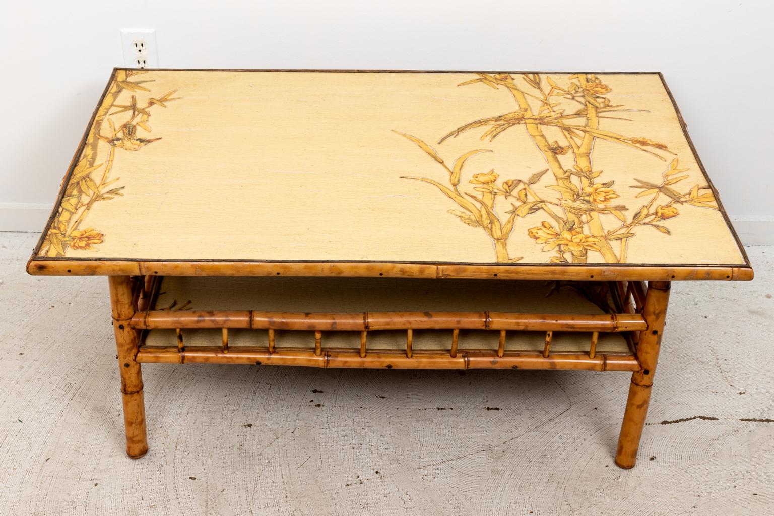 Early 20th Century Bamboo Coffee Table 4