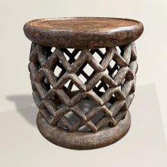 Early 20th Century Bamum Frog Stool
