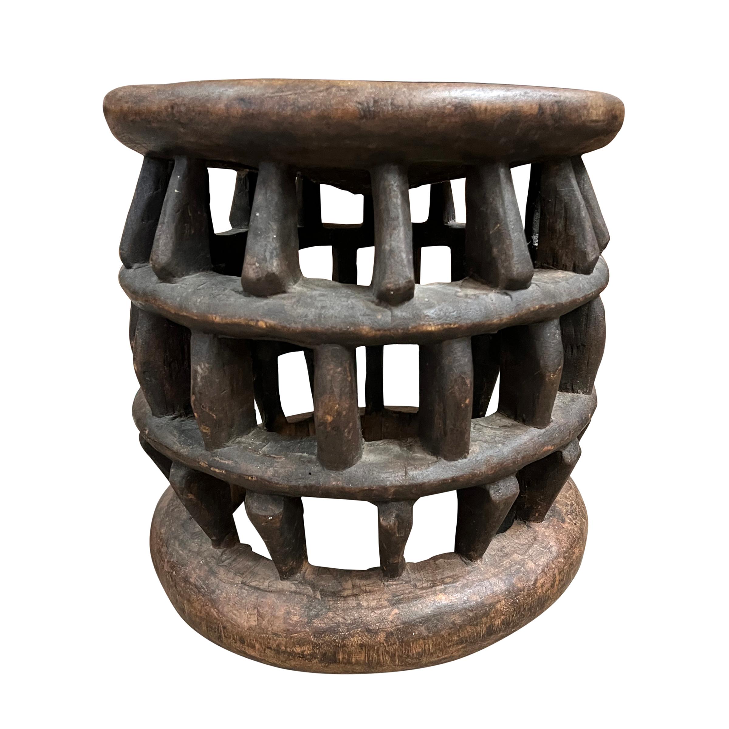Early 20th Century Bamum Stool In Good Condition In Chicago, IL