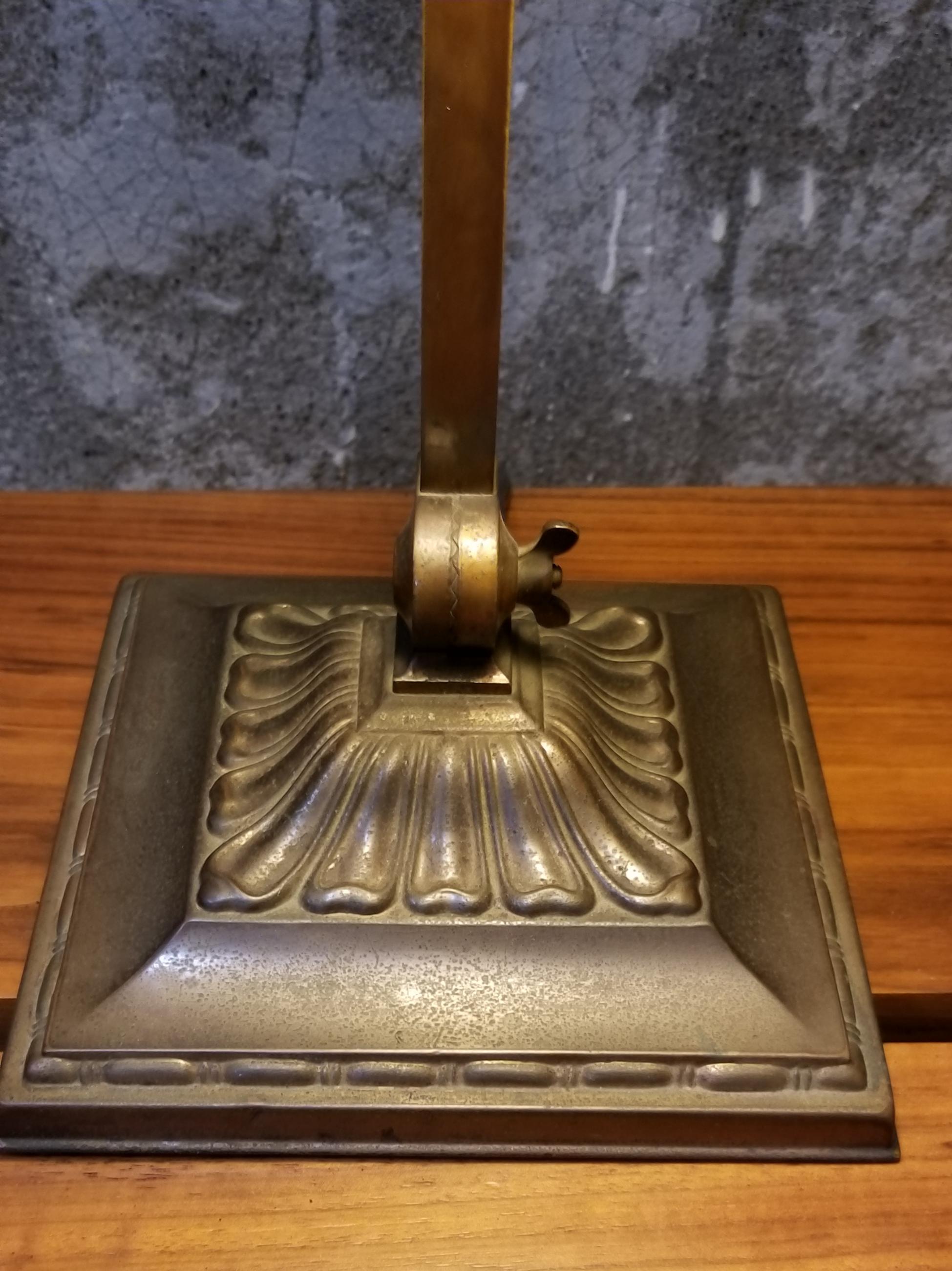 American Early 20th Century Bankers Lamp by Emeralite