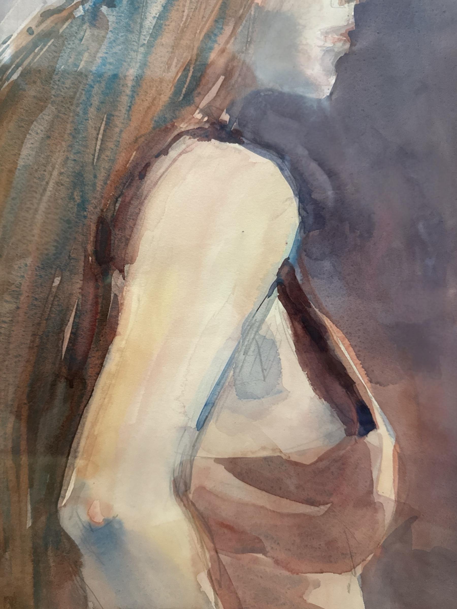 Début du 20e siècle Peinture à l'aquarelle de Barbara Alton Potter Bon état - En vente à Pasadena, CA