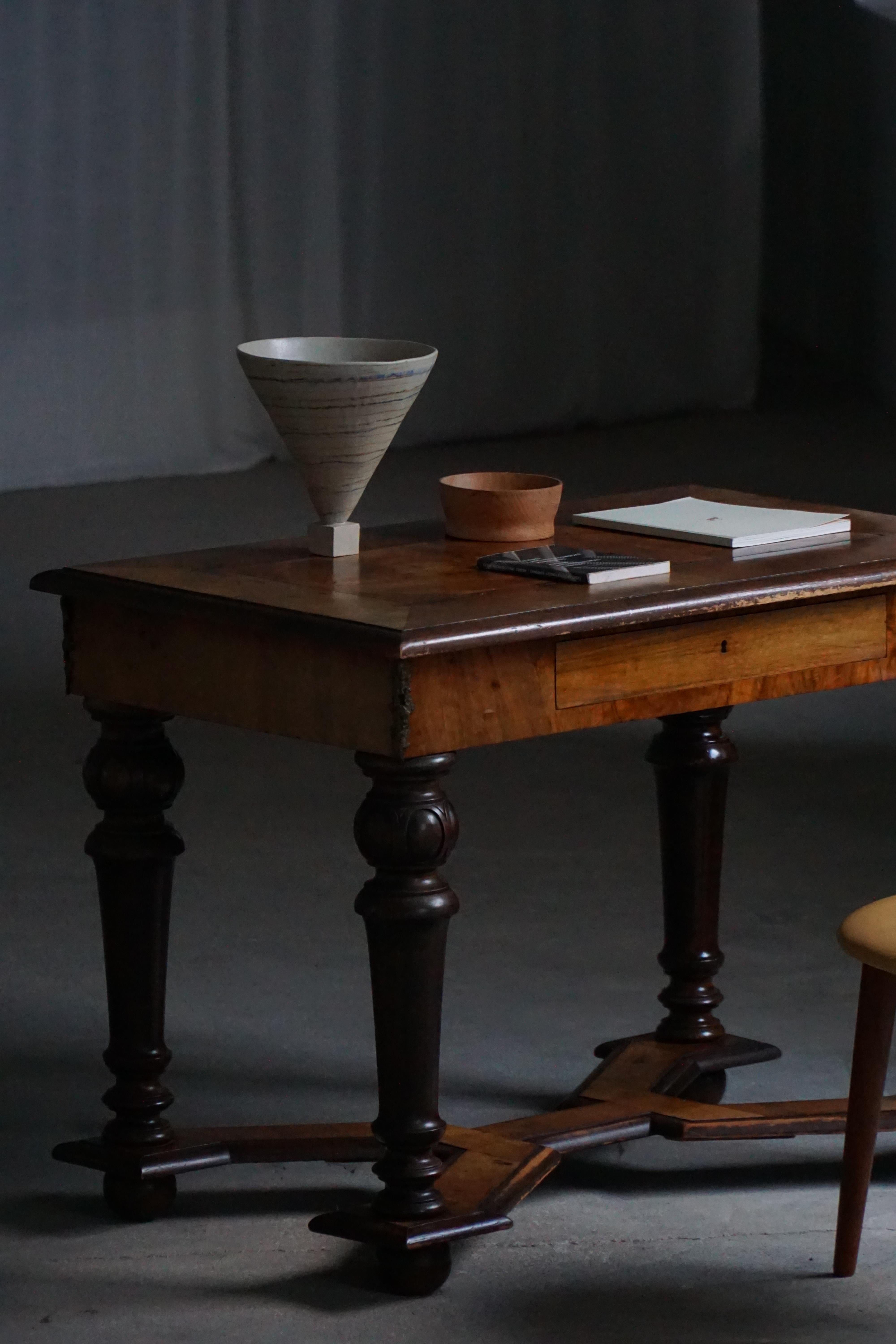 Début du 20e siècle, bureau de style baroque, réalisé par un ébéniste danois en vente 3