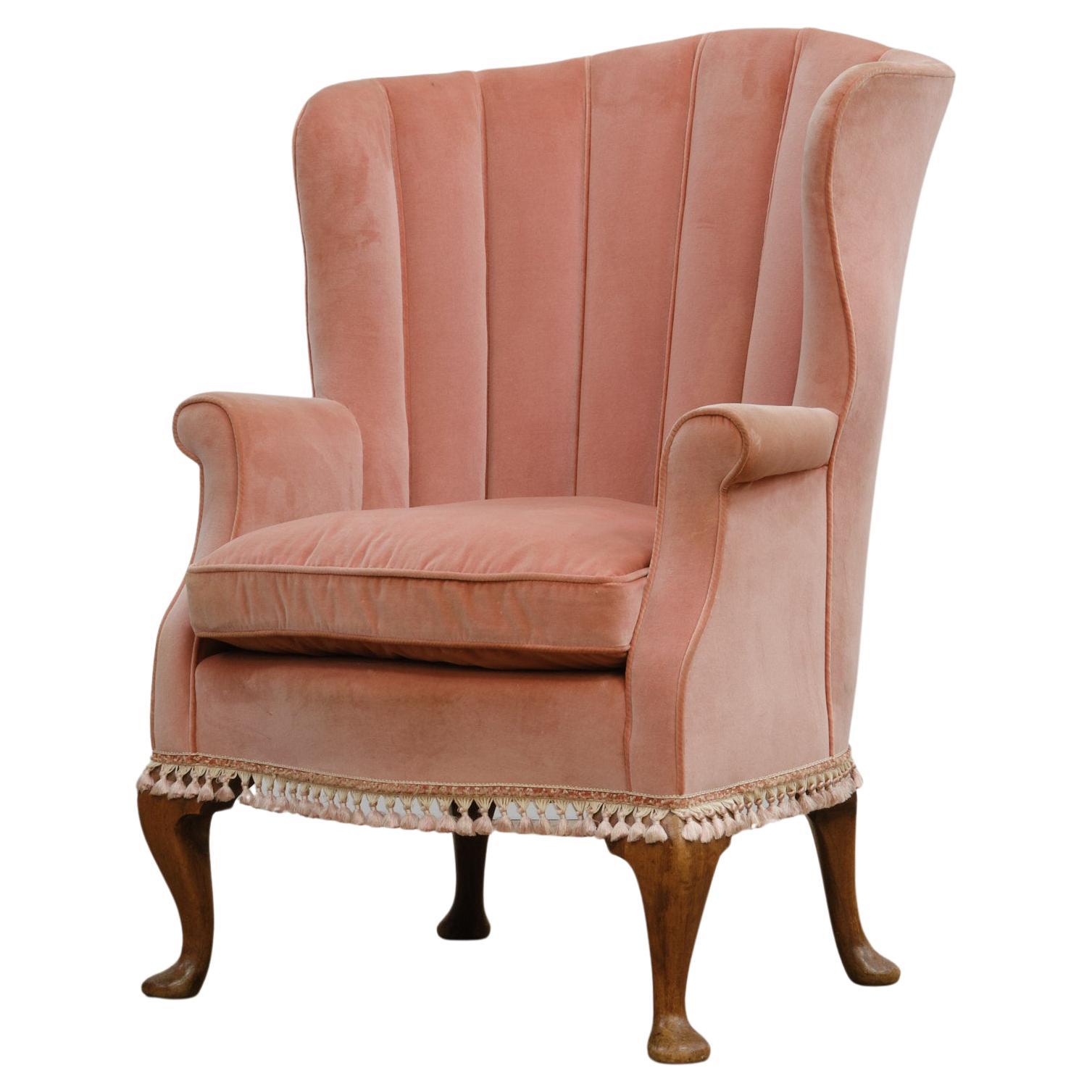 Sillón con respaldo de barril de principios del siglo XX