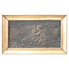 Early 20th Century Beautiful Art Nouveau Bas-Relief Sculpture in Bronze