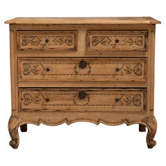 Early 20th Century Beige French Carved Chest of Drawers