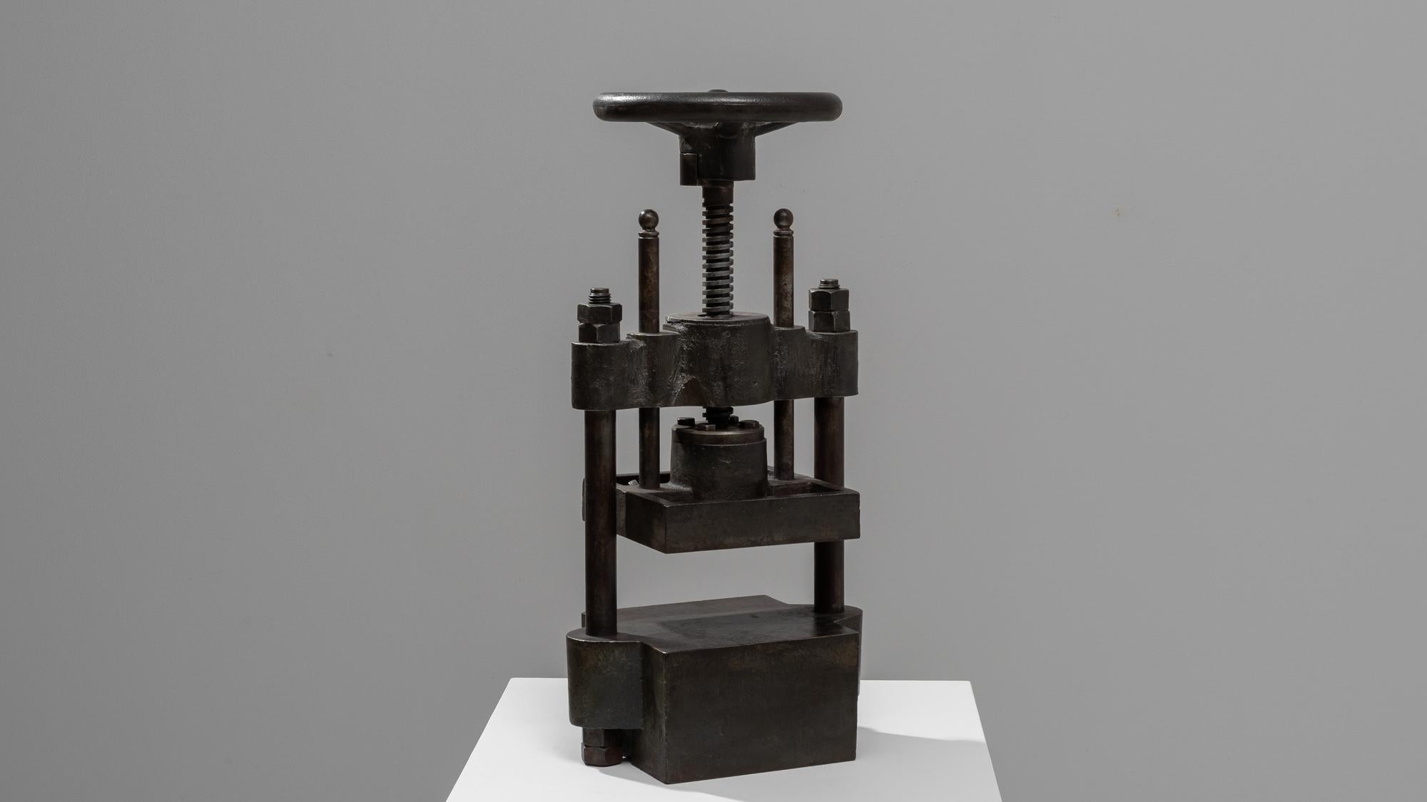 Early 20th Century Belgian Cast Iron Press 3