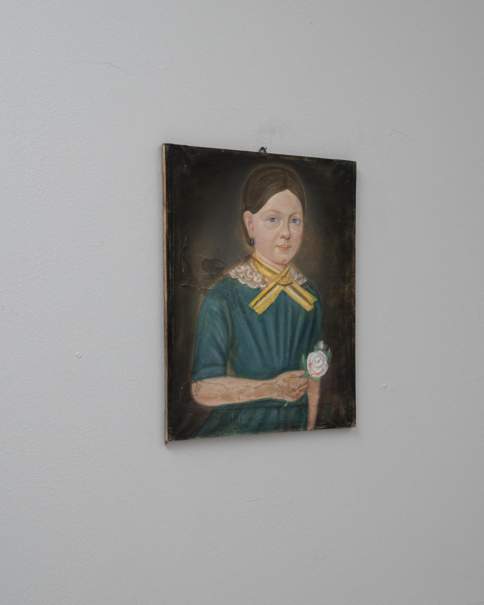 Early 20th Century Belgian Painting In Good Condition In High Point, NC