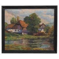 Used Early 20th Century Belgian Painting