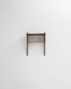 Early 20th Century Belgian Wooden Wall Shelf