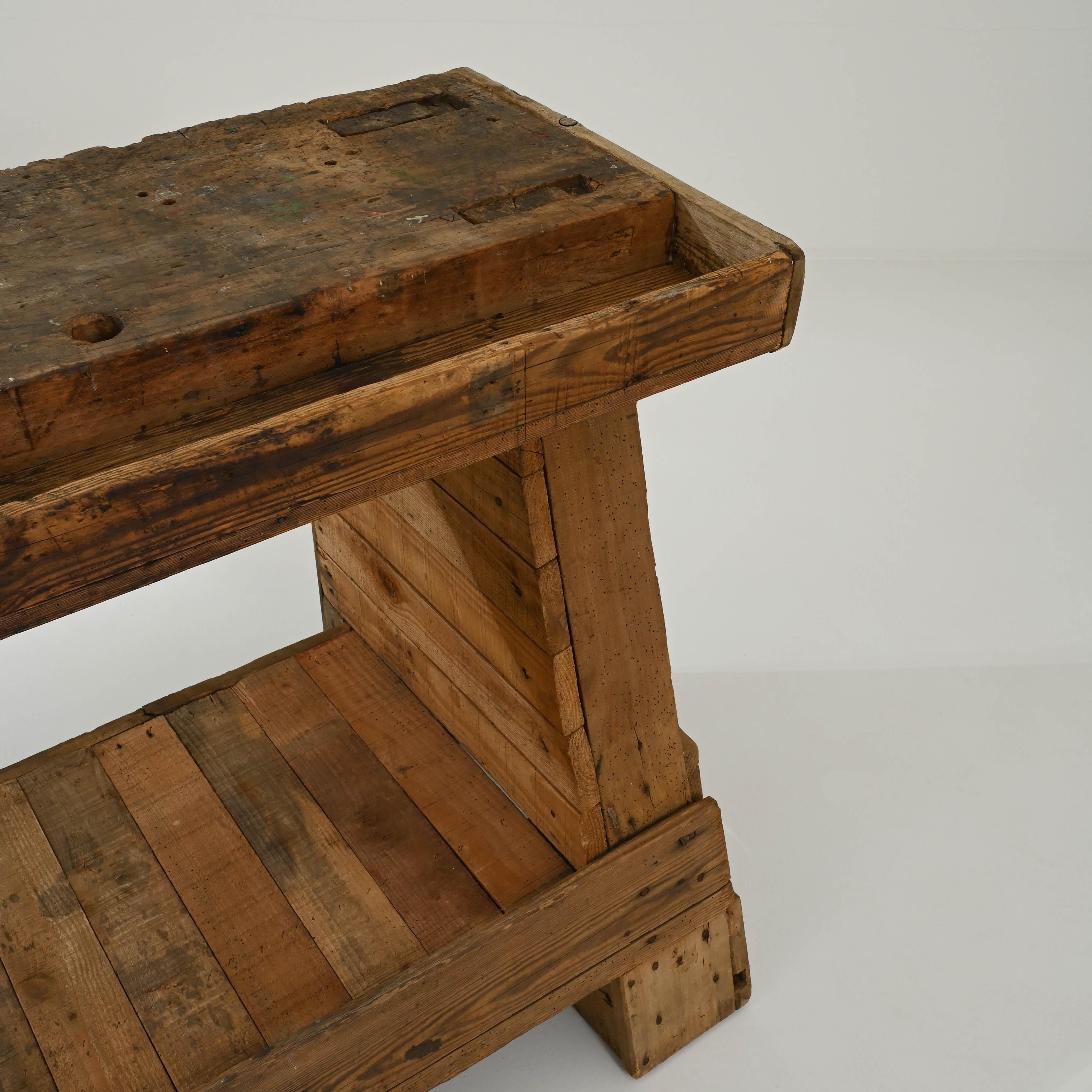 Early 20th Century Belgian Worktable For Sale 3