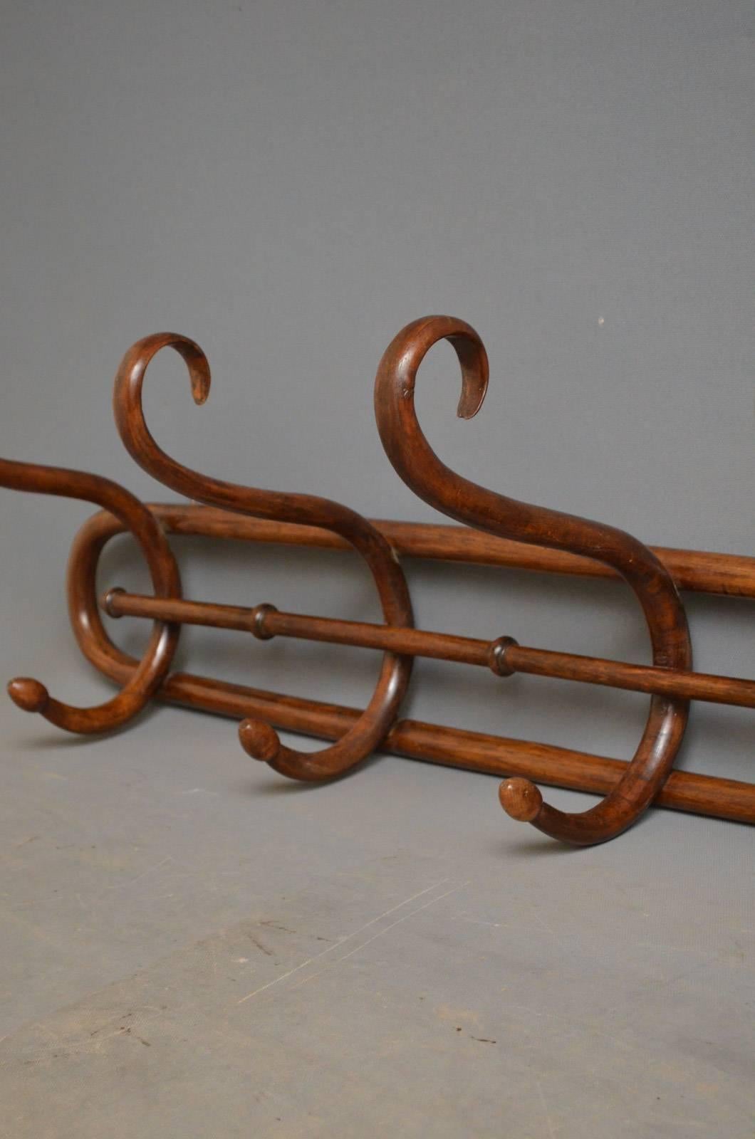 European Early 20th Century Bentwood Coat Hooks