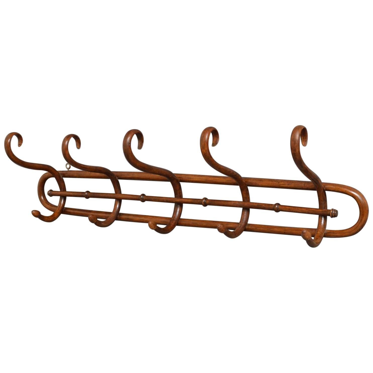 Early 20th Century Bentwood Coat Hooks