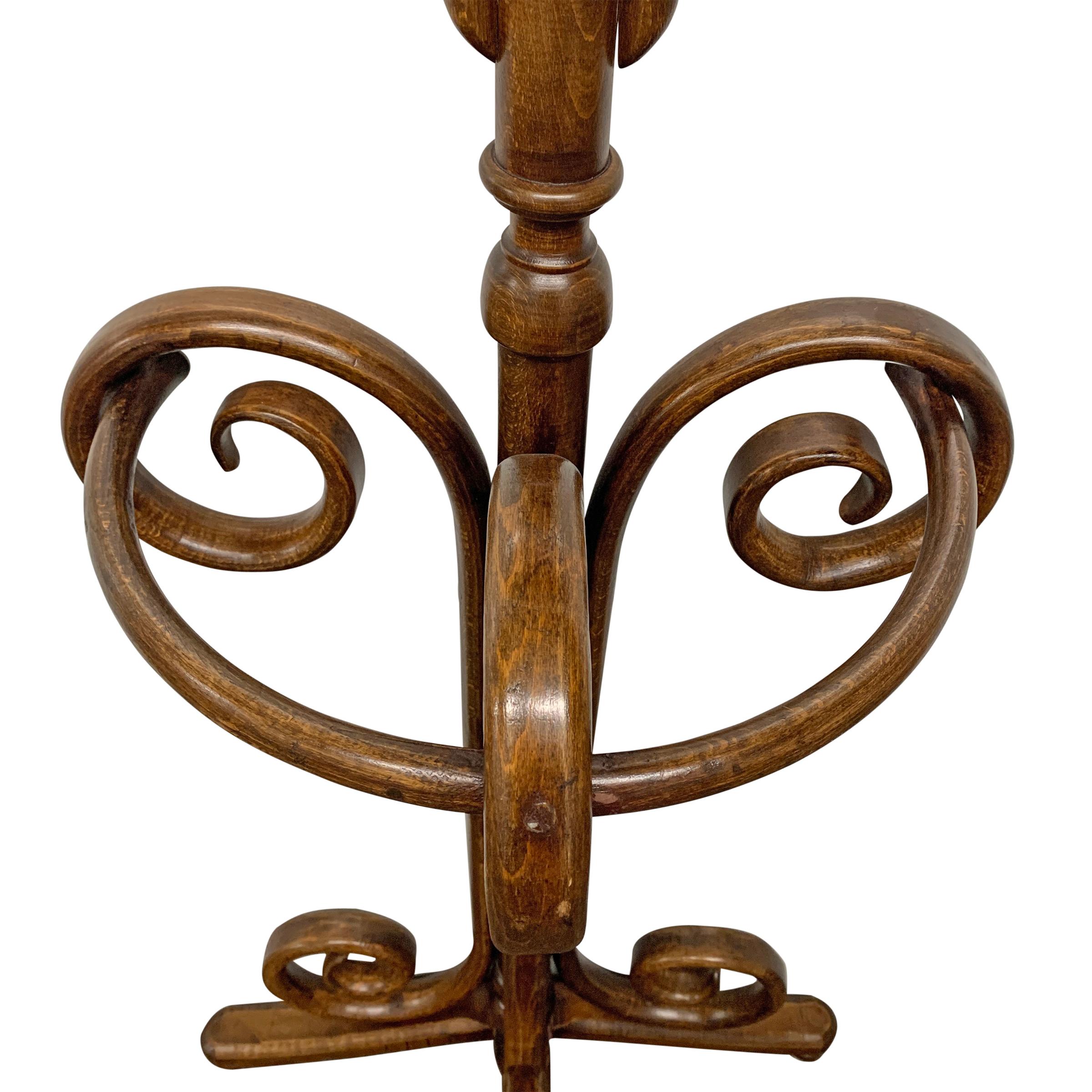 Early 20th Century Bentwood Hall Tree 3