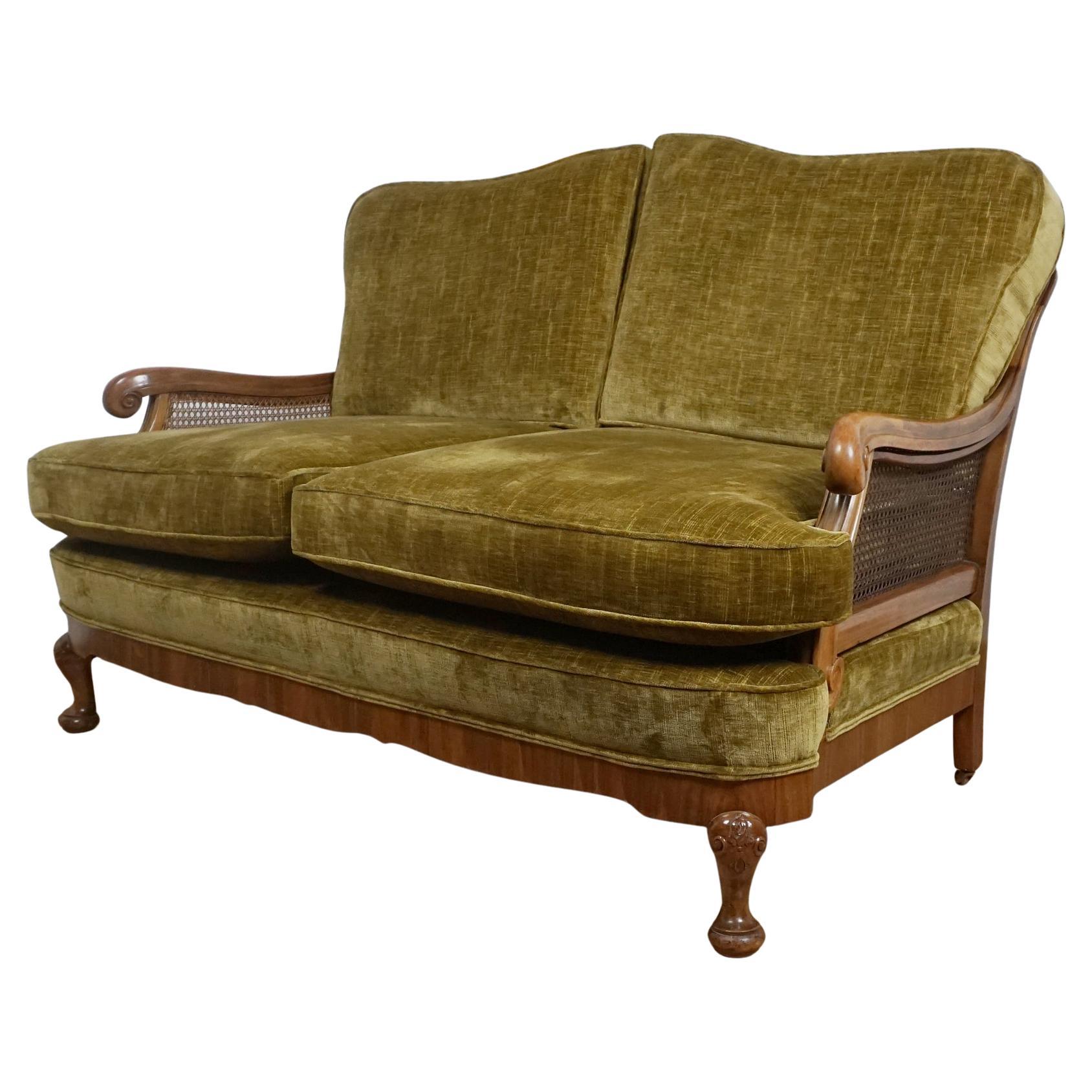 Early 20th Century Bergere Lounge Sofa