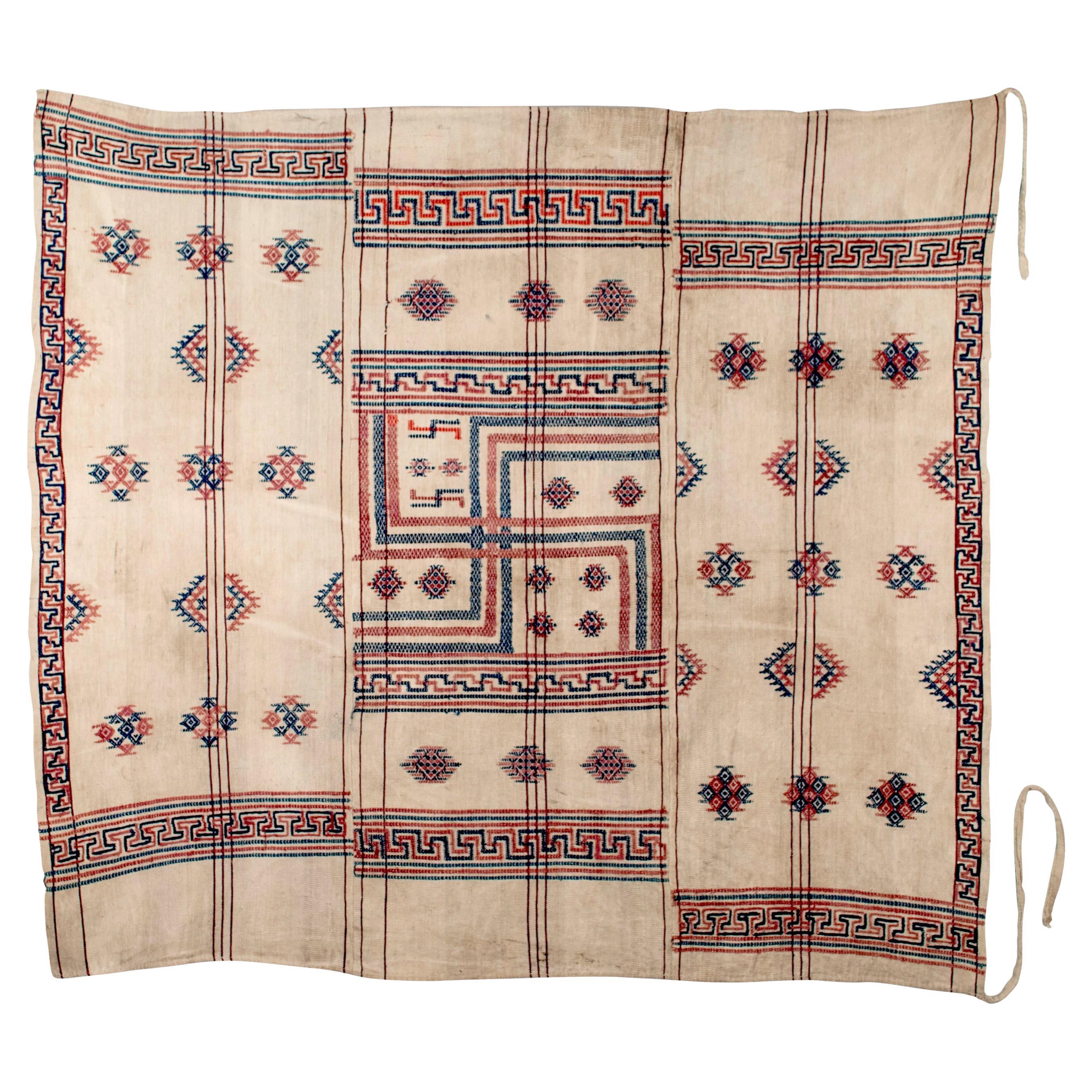 Early 20th Century Bhutanese Wrapping Cloth / Bhundi