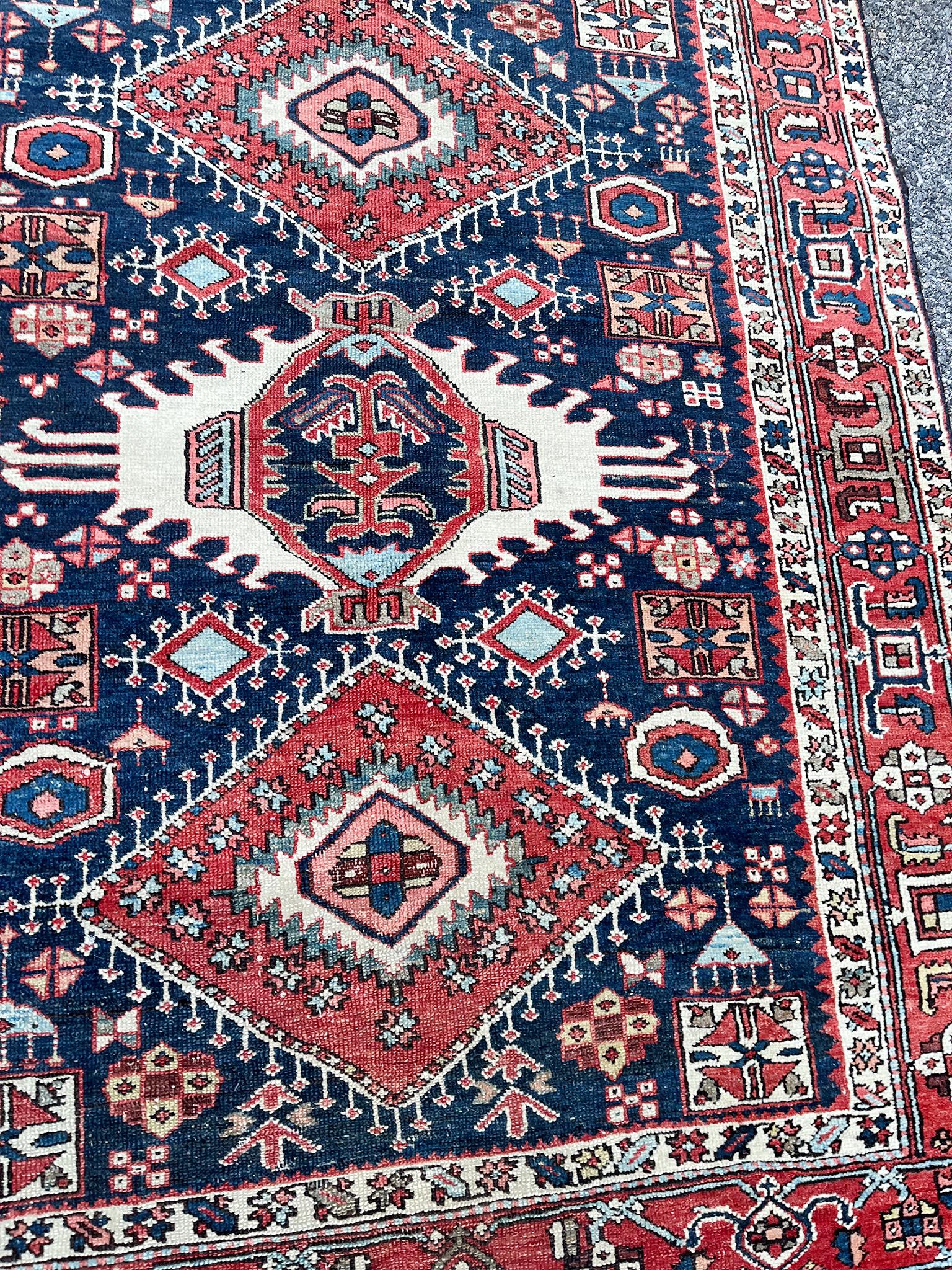 Early 20th Century Bibikabad Rug For Sale 1