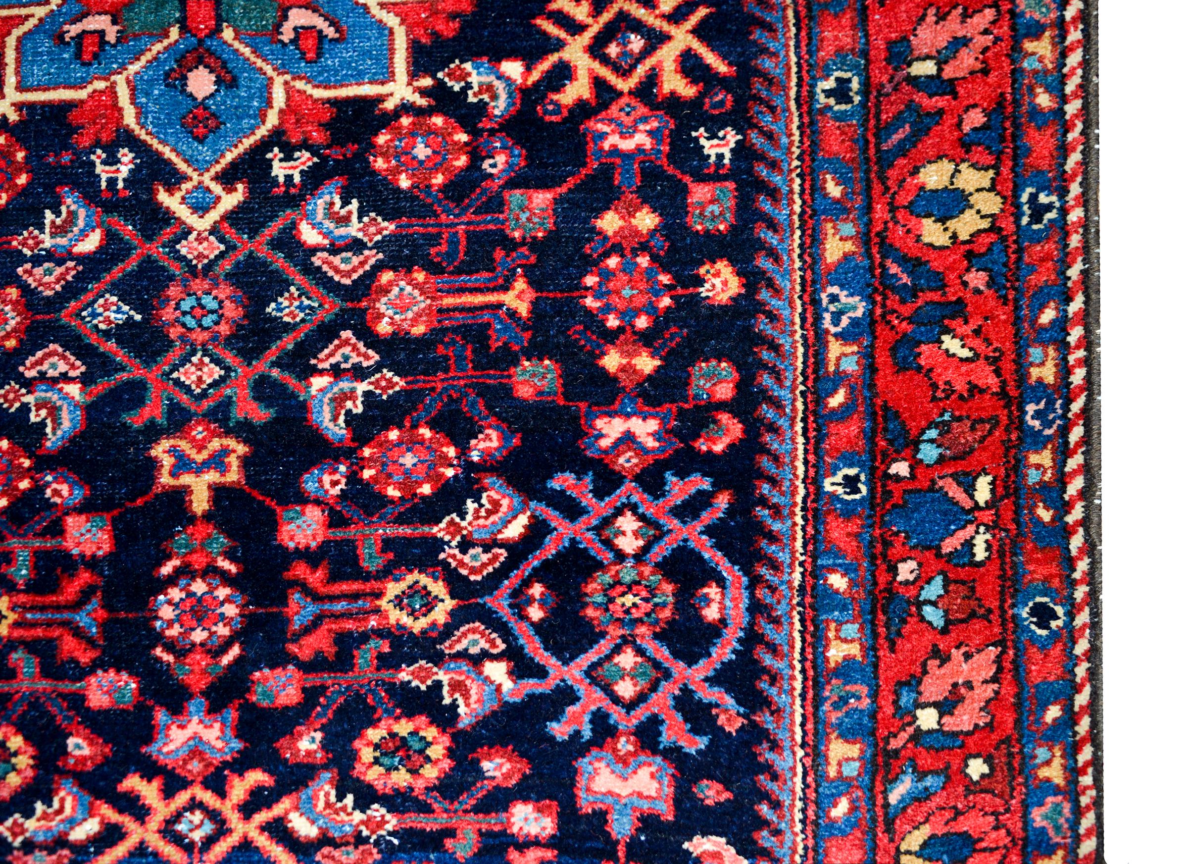 Tribal Early 20th Century Bibikibad Rug For Sale