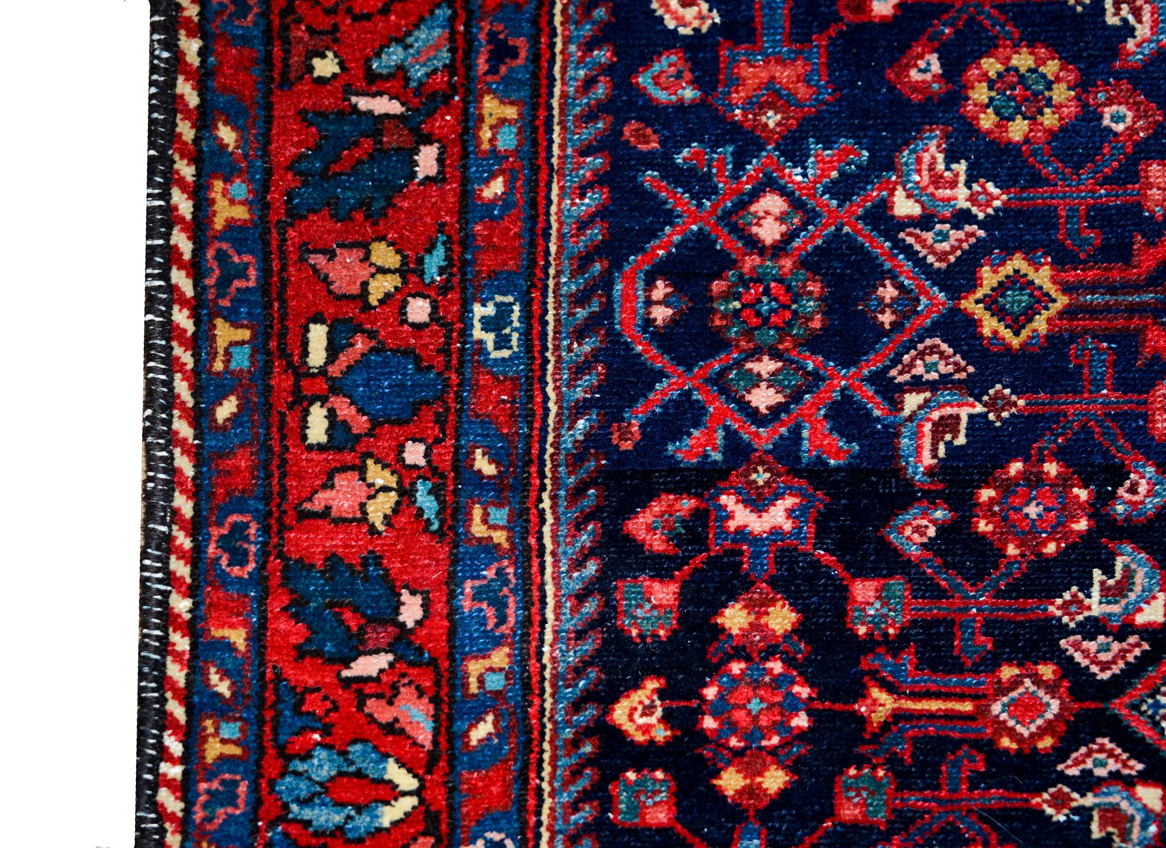Persian Early 20th Century Bibikibad Rug For Sale