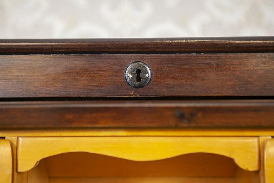 Biedermeier-Sekretär-Schreibtisch aus brauner Eiche, frühes 20. Jahrhundert im Angebot 6