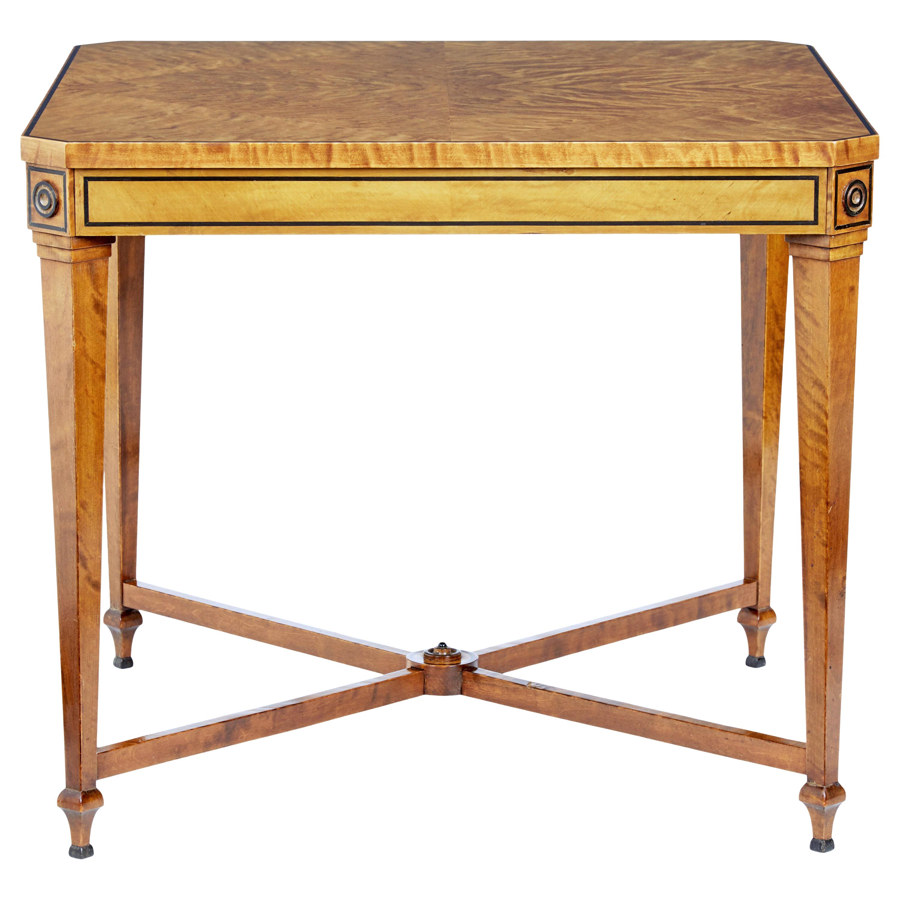 Early 20th Century Birch Occasional Table by David Blomberg