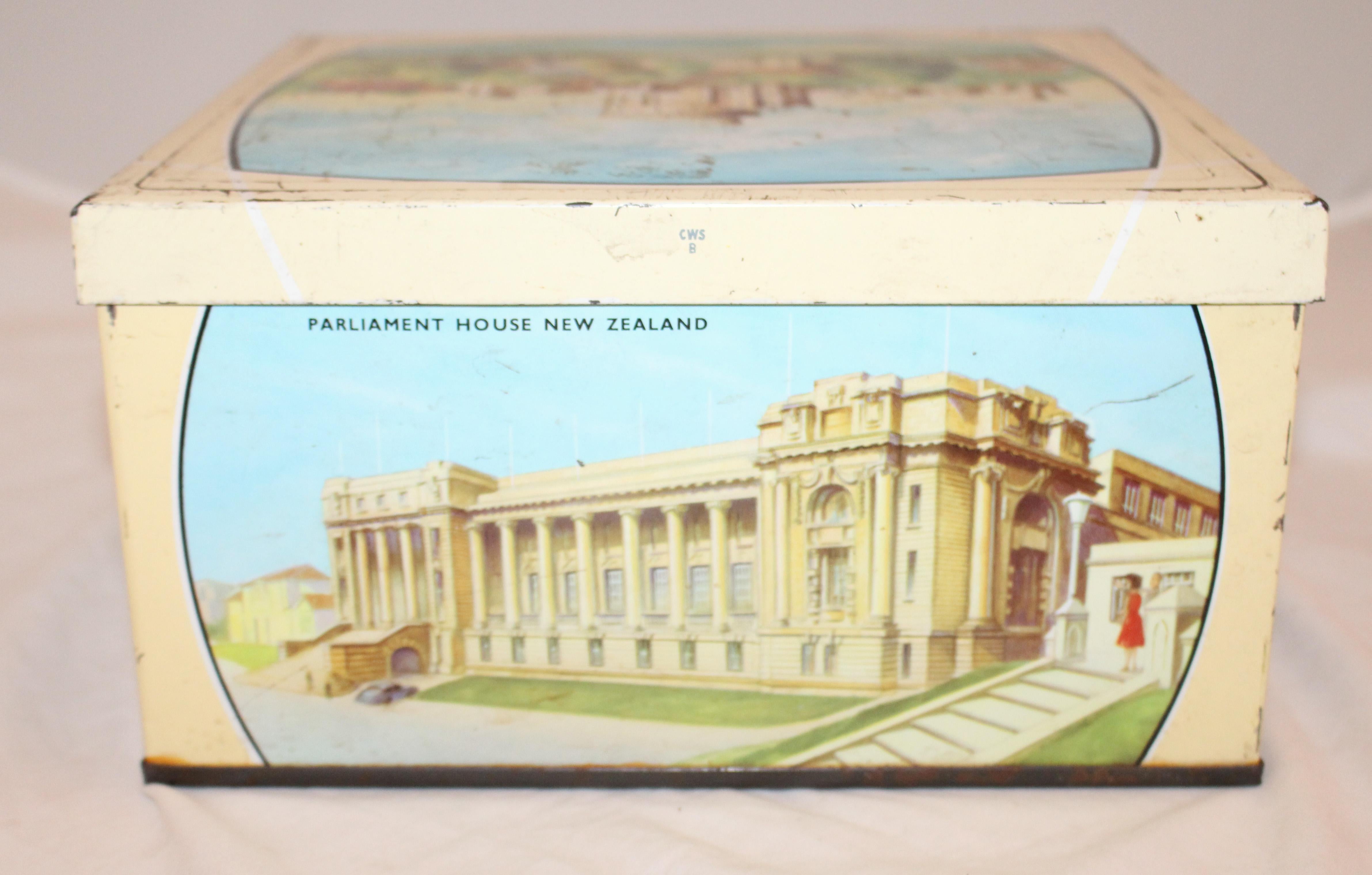 Early 20th Century Biscuit Tin 