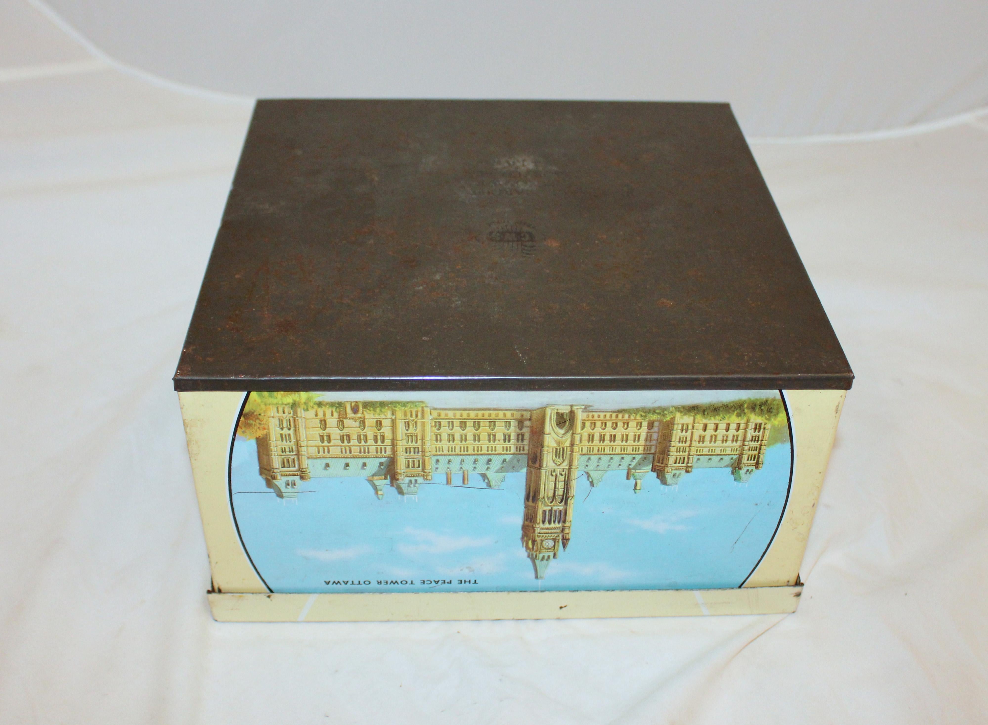 Early 20th Century Biscuit Tin 