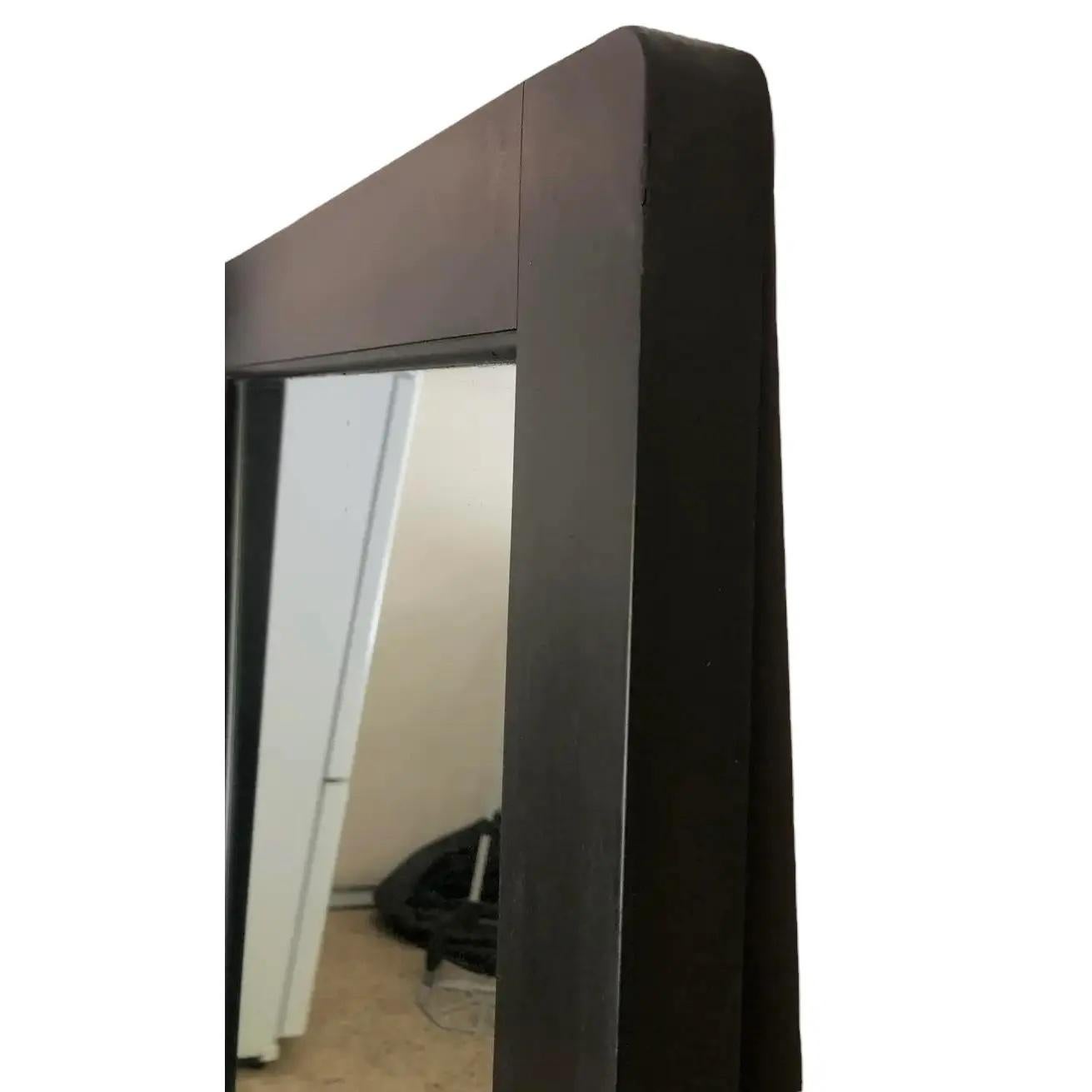 American Early 20th Century Black Department Store Trifold Mirror For Sale