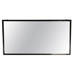 Early 20th Century Black Ebonised Haberdashery Shop Mirror