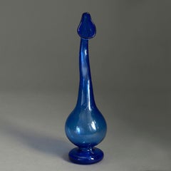 Early 20th Century Blue Glass Vase