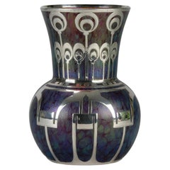 Used Early 20th Century Bohemian "Medici Vase" by Johann Loetz