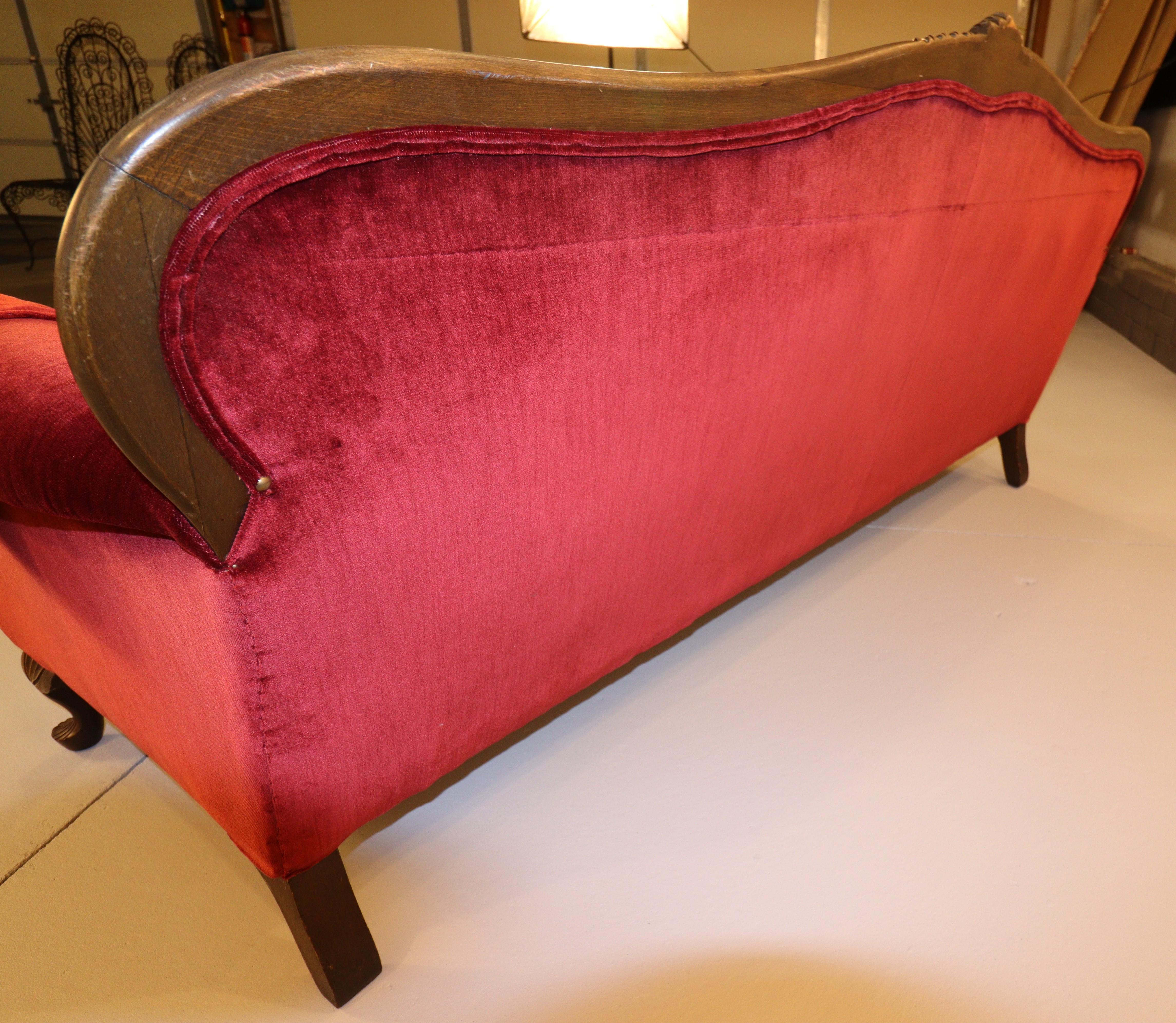 Early 20th Century Bordello Settee For Sale 5
