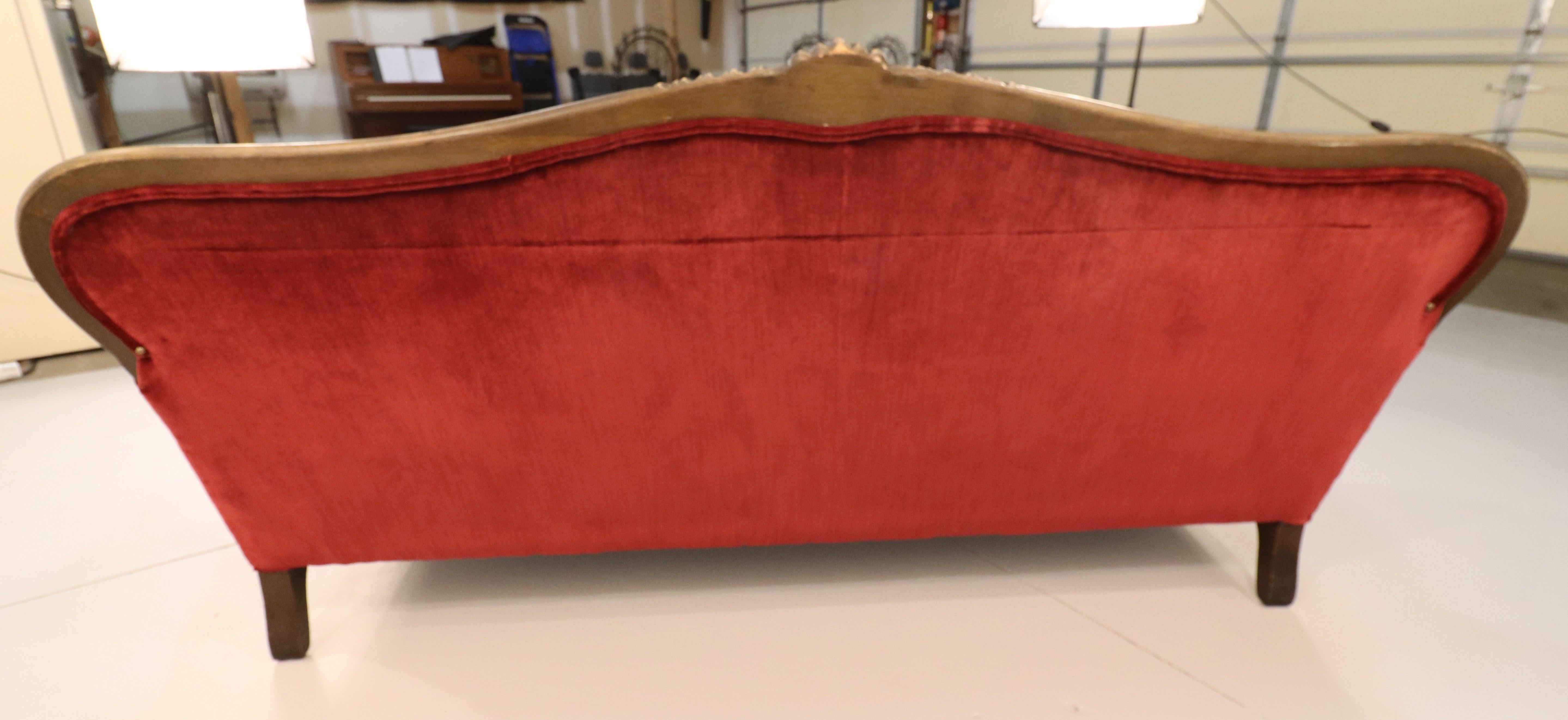 Early 20th Century Bordello Settee For Sale 6