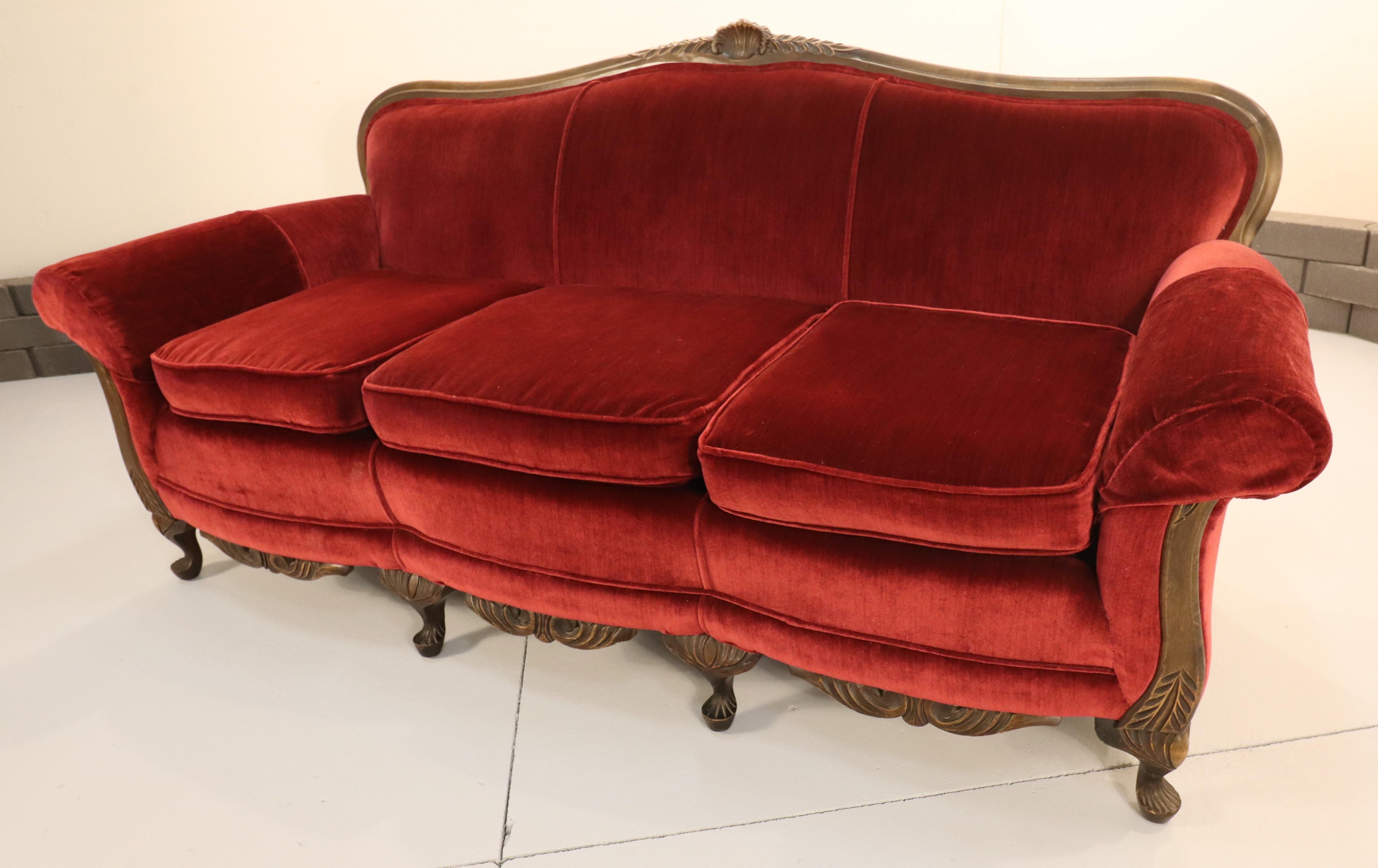Early 20th Century Bordello Settee For Sale 7