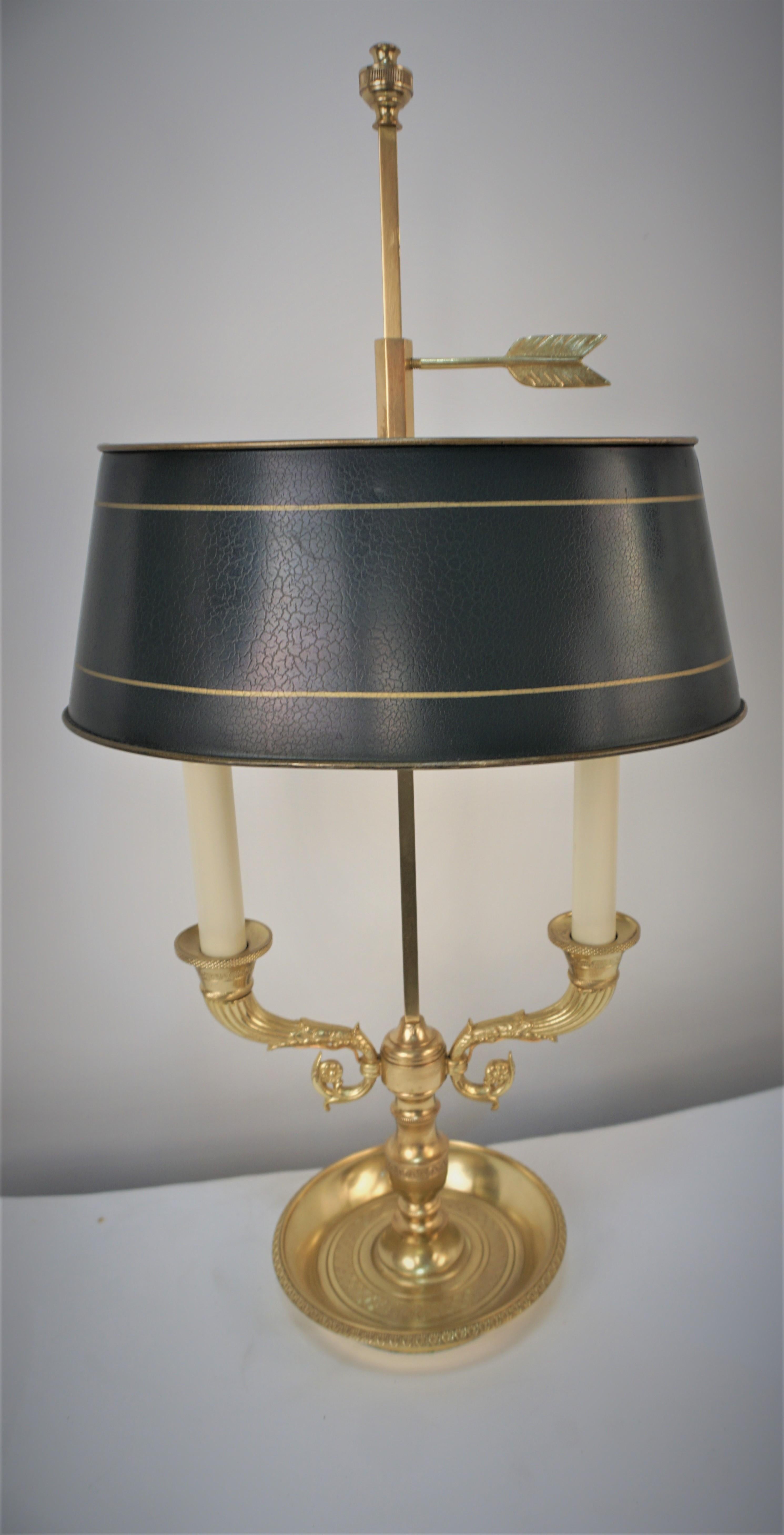 Early 20th Century Bouillotte Desk Lamp For Sale 2